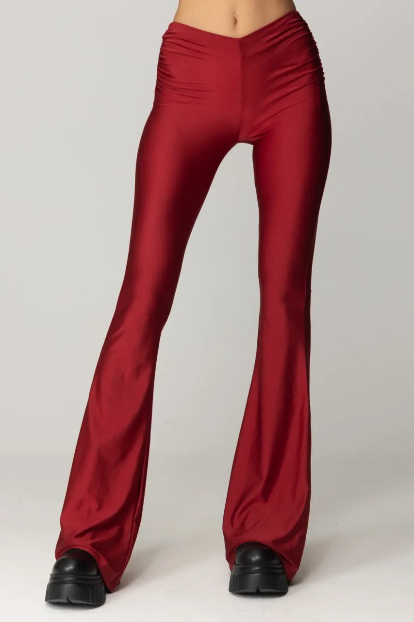 Pantaloni flare Dian RED ROUGE