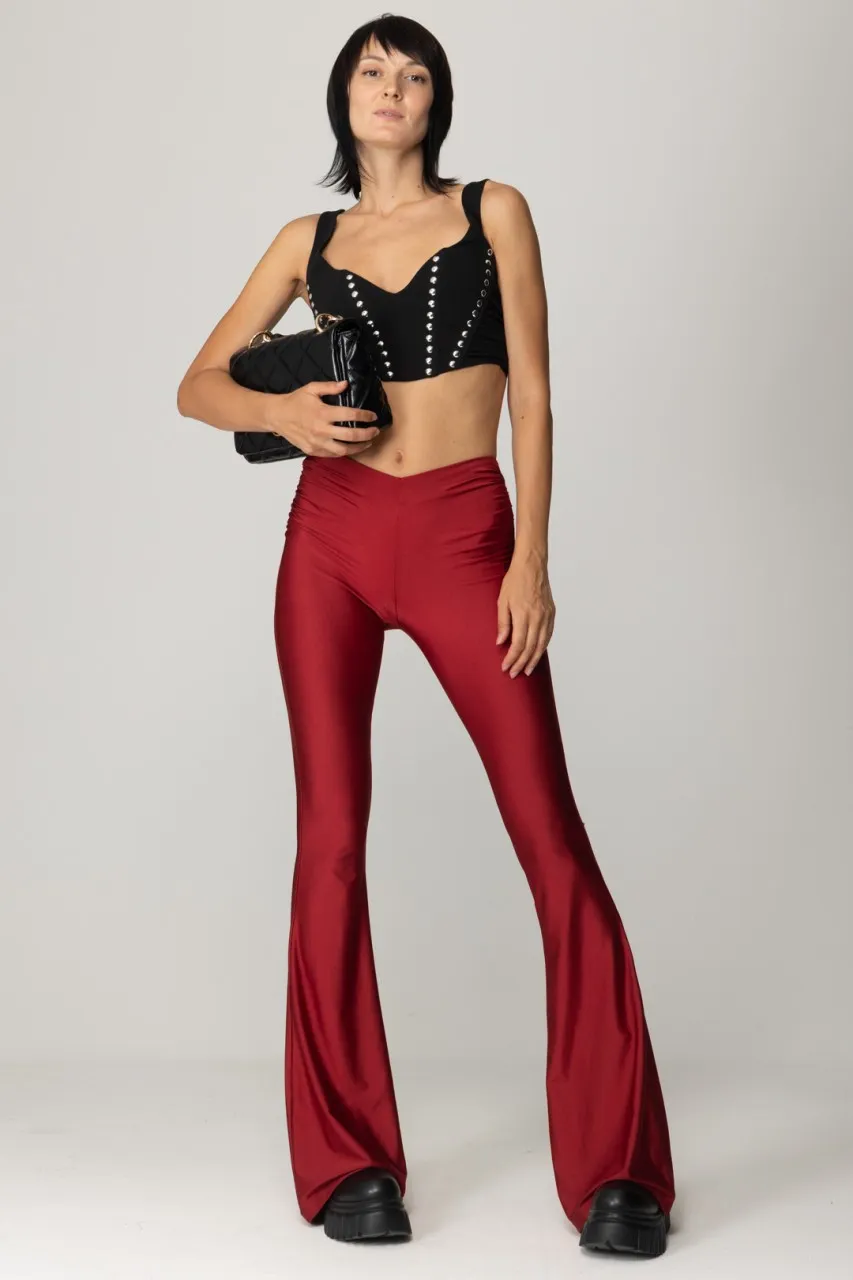 Pantaloni flare Dian RED ROUGE