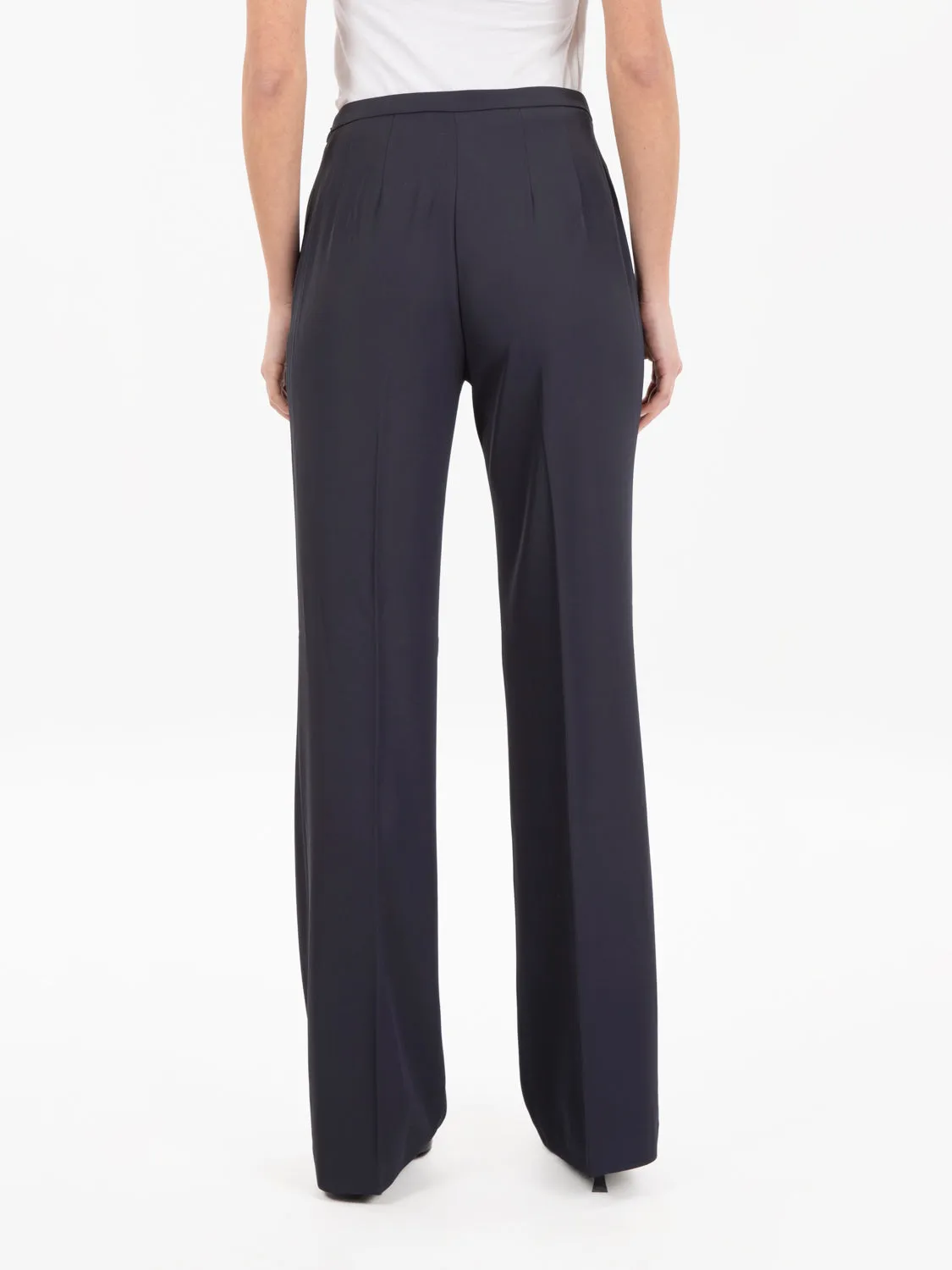 Pantaloni flare Everit blu navy