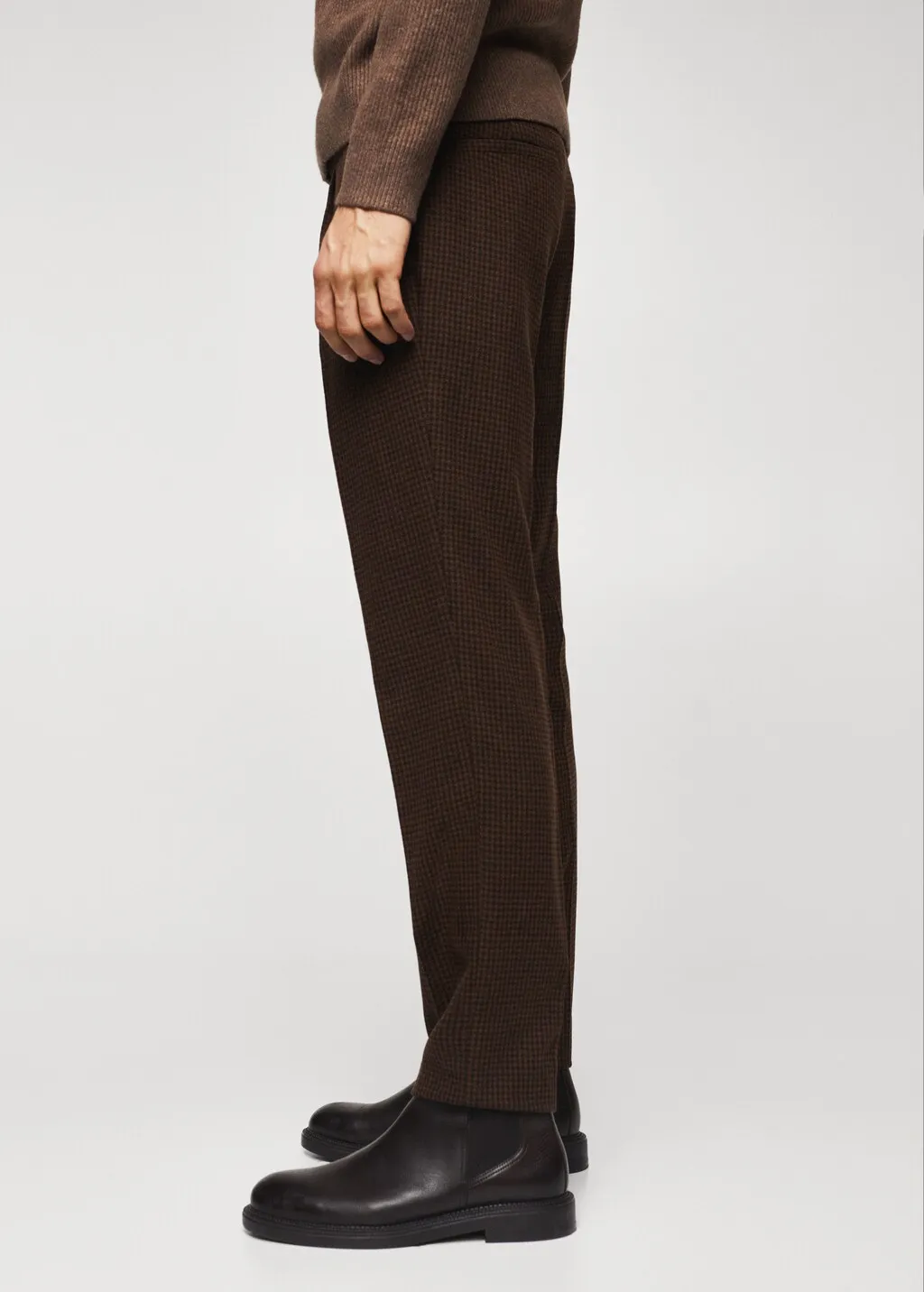 Pantaloni lana quadri