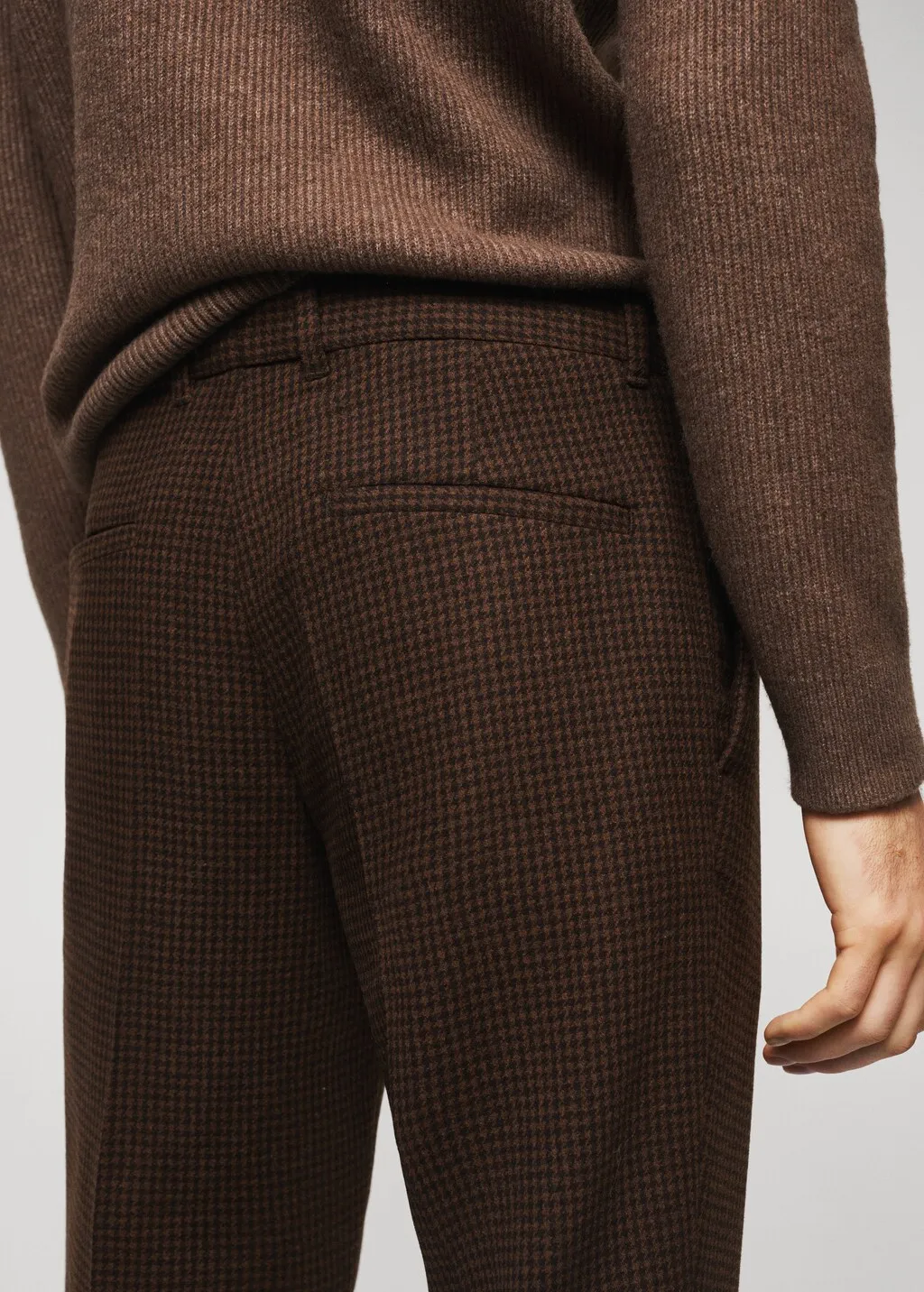 Pantaloni lana quadri
