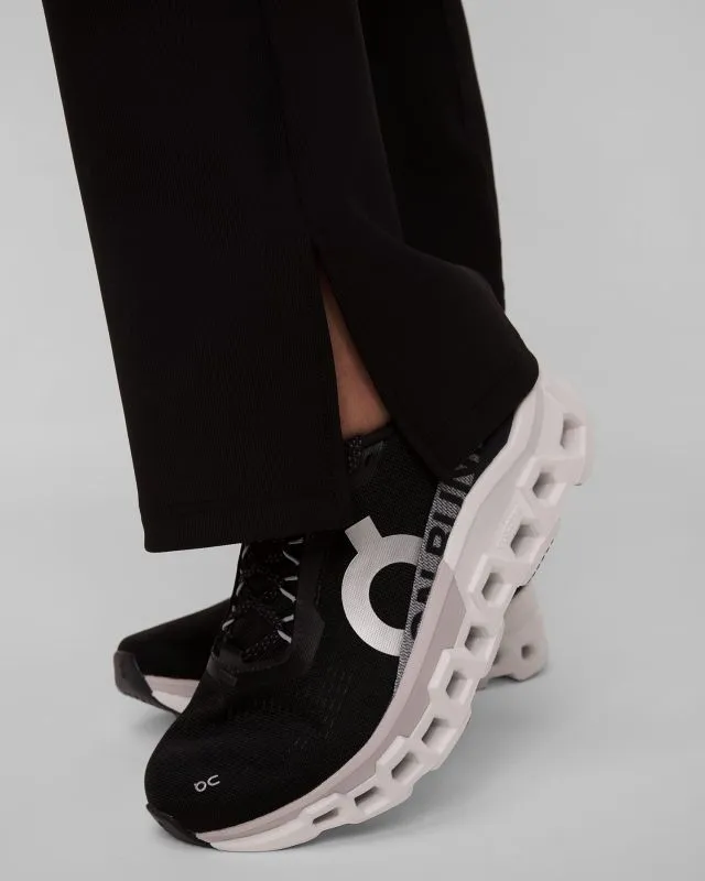 Pantaloni neri da donna The Upside Ribbed Florence Flare