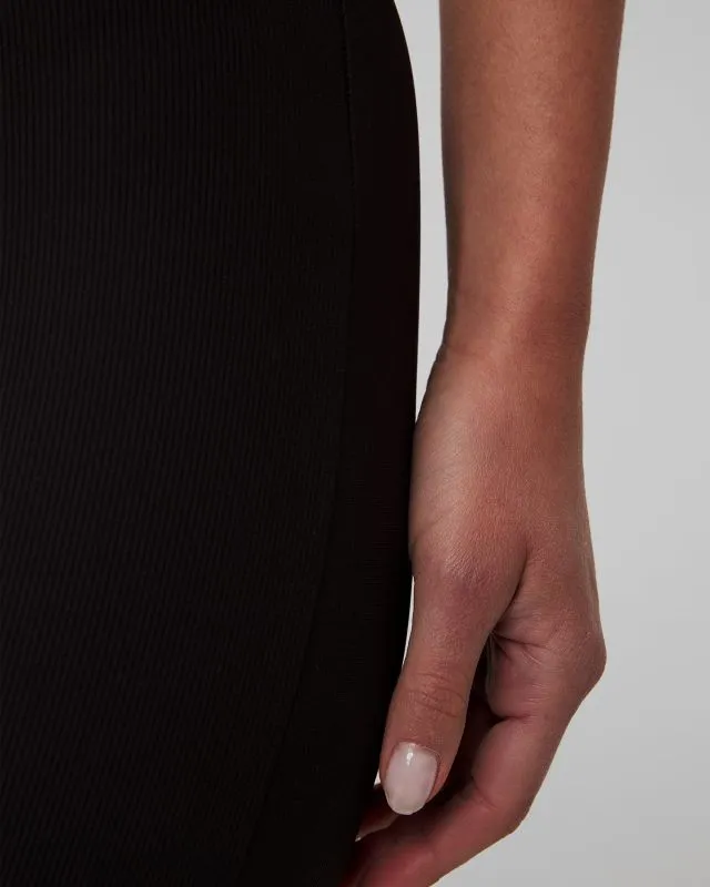 Pantaloni neri da donna The Upside Ribbed Florence Flare