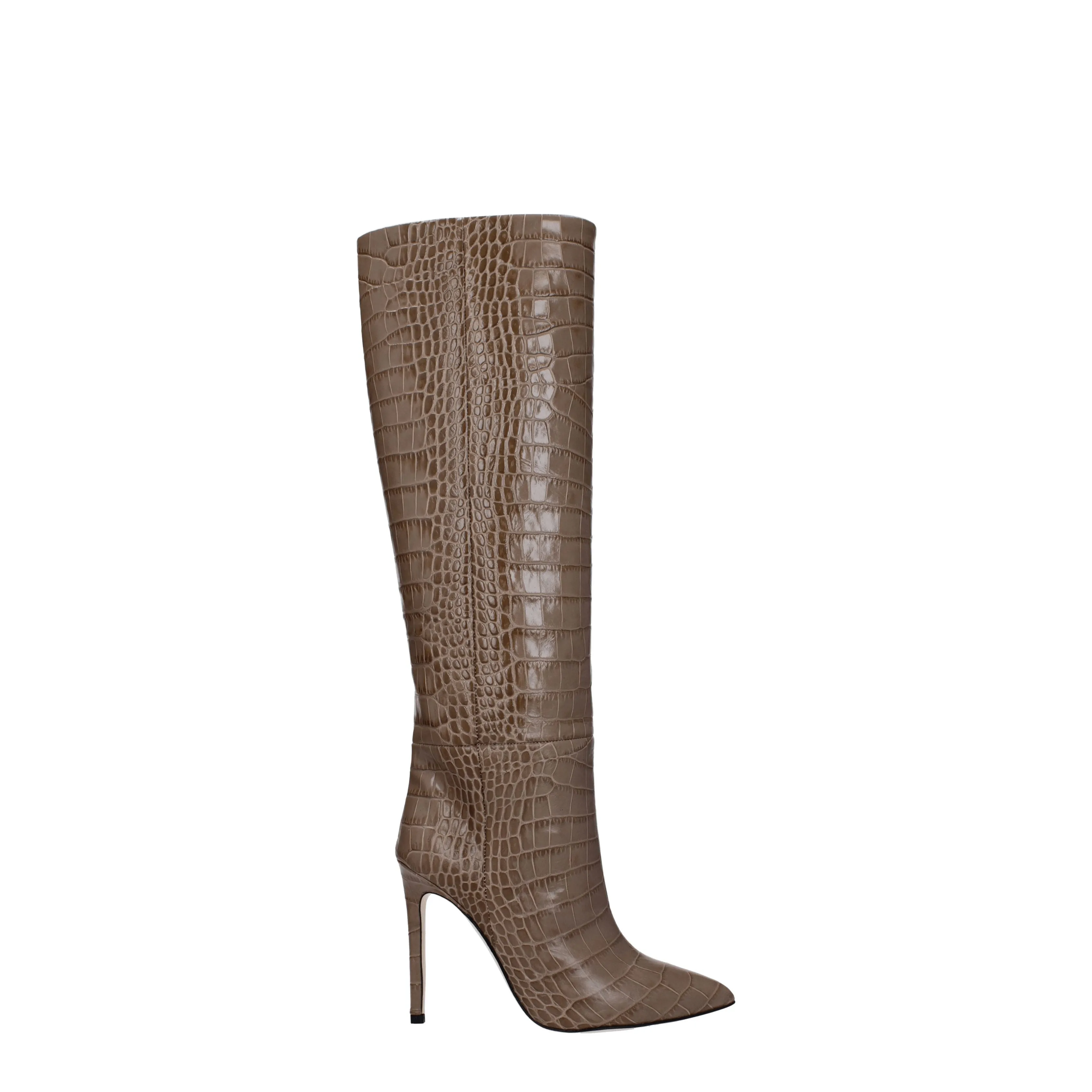 Paris Texas Stivali Donna Pelle Beige/Talpa
