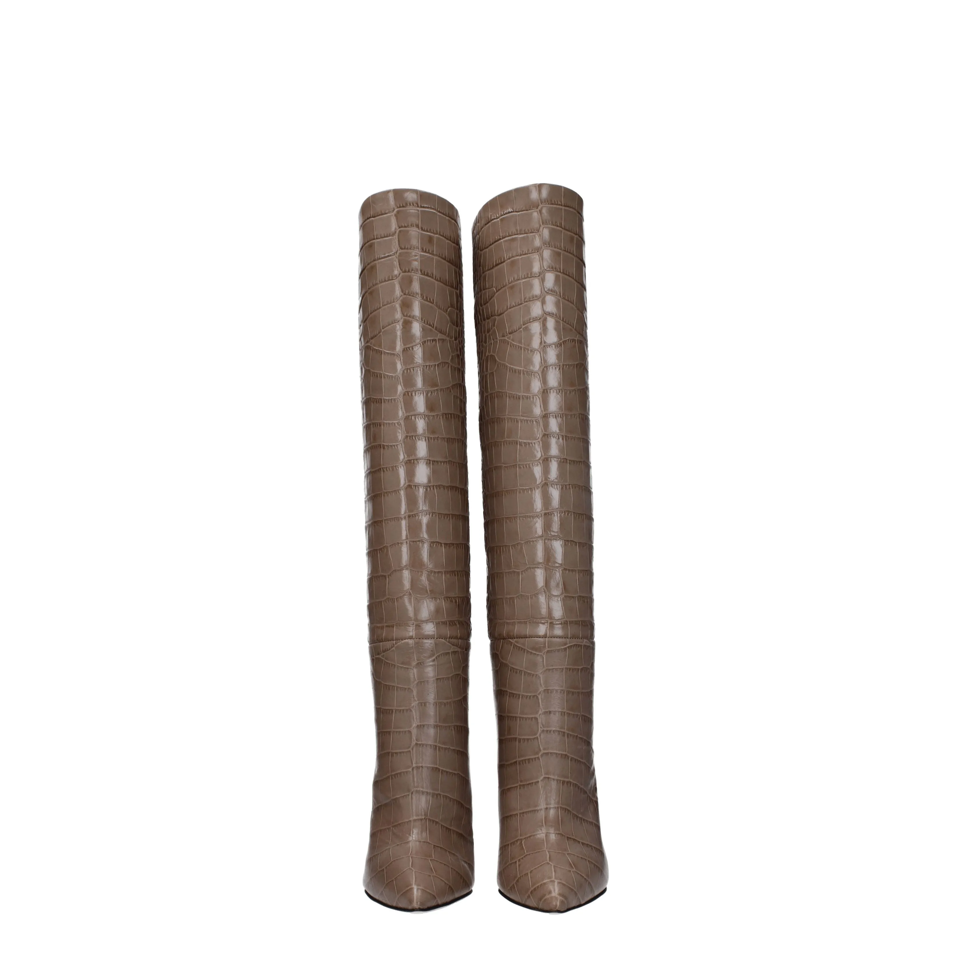 Paris Texas Stivali Donna Pelle Beige/Talpa