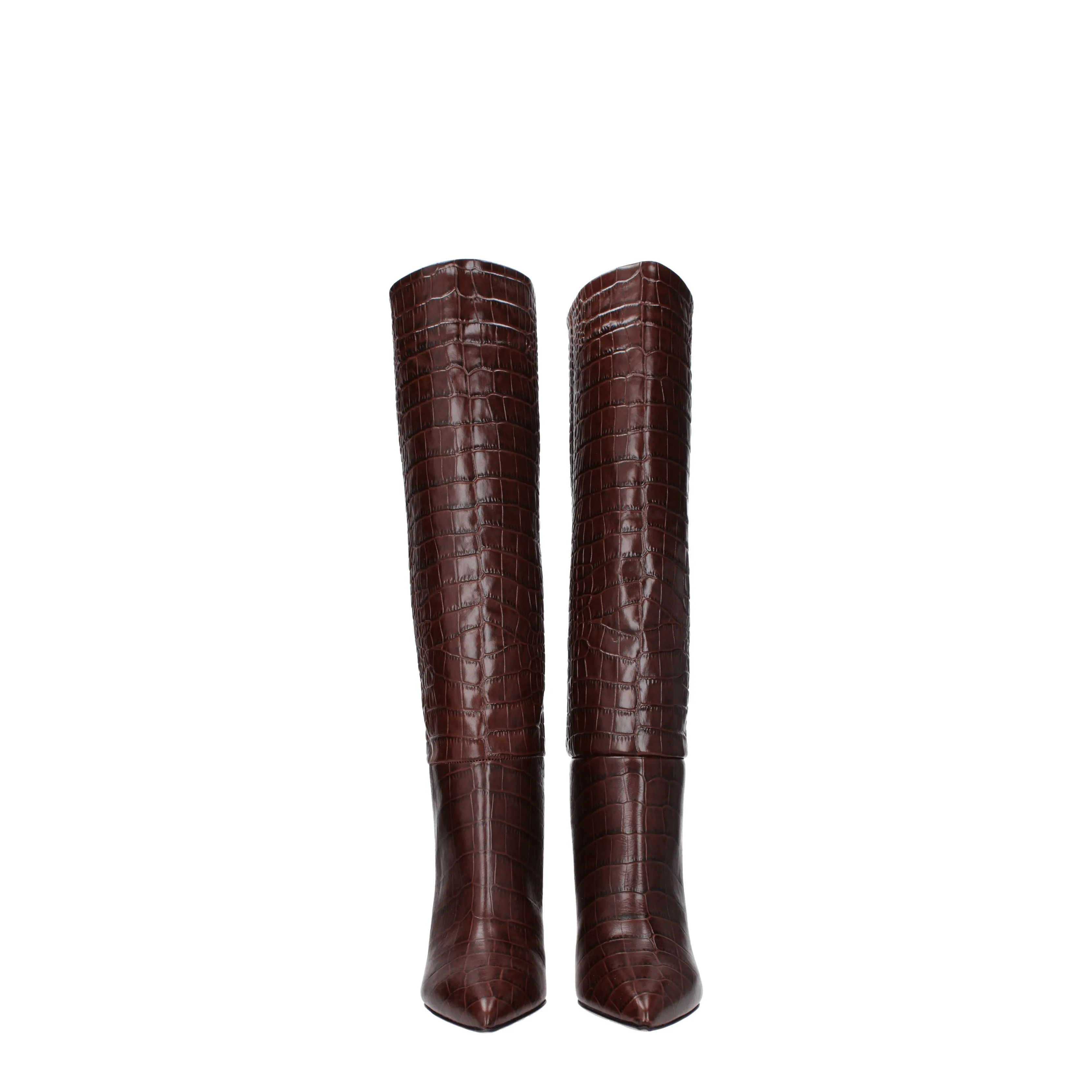 Paris Texas Stivali Donna Pelle Marrone/Cioccolato