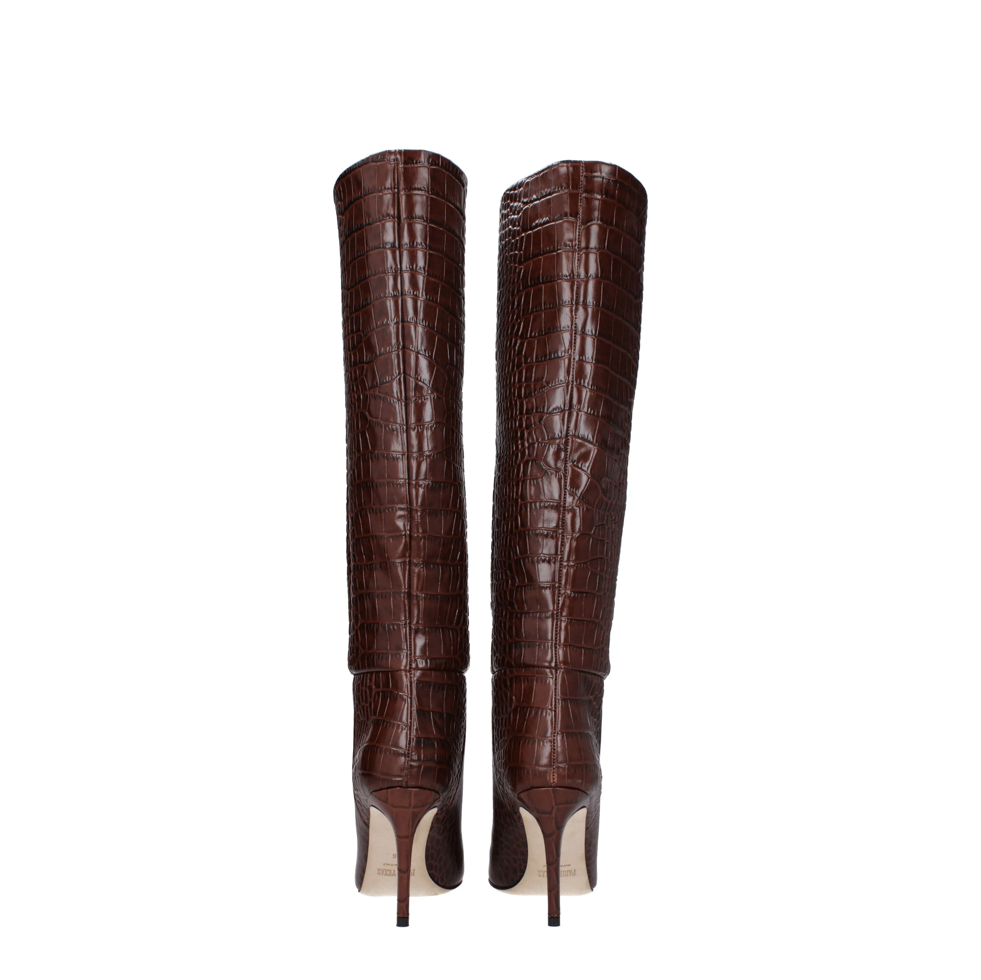 Paris Texas Stivali Donna Pelle Marrone/Cioccolato