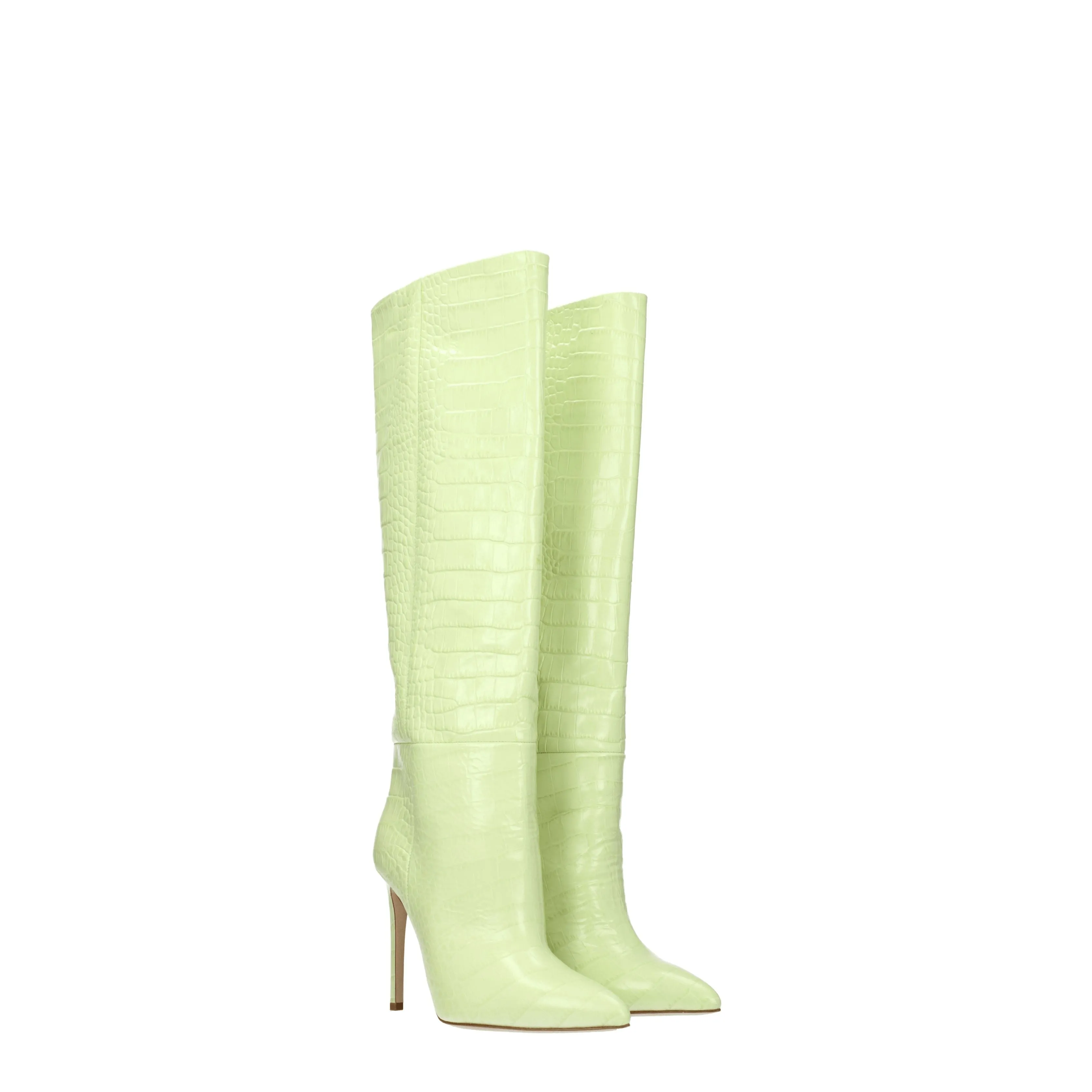 Paris Texas Stivali Donna Pelle Verde/Lime