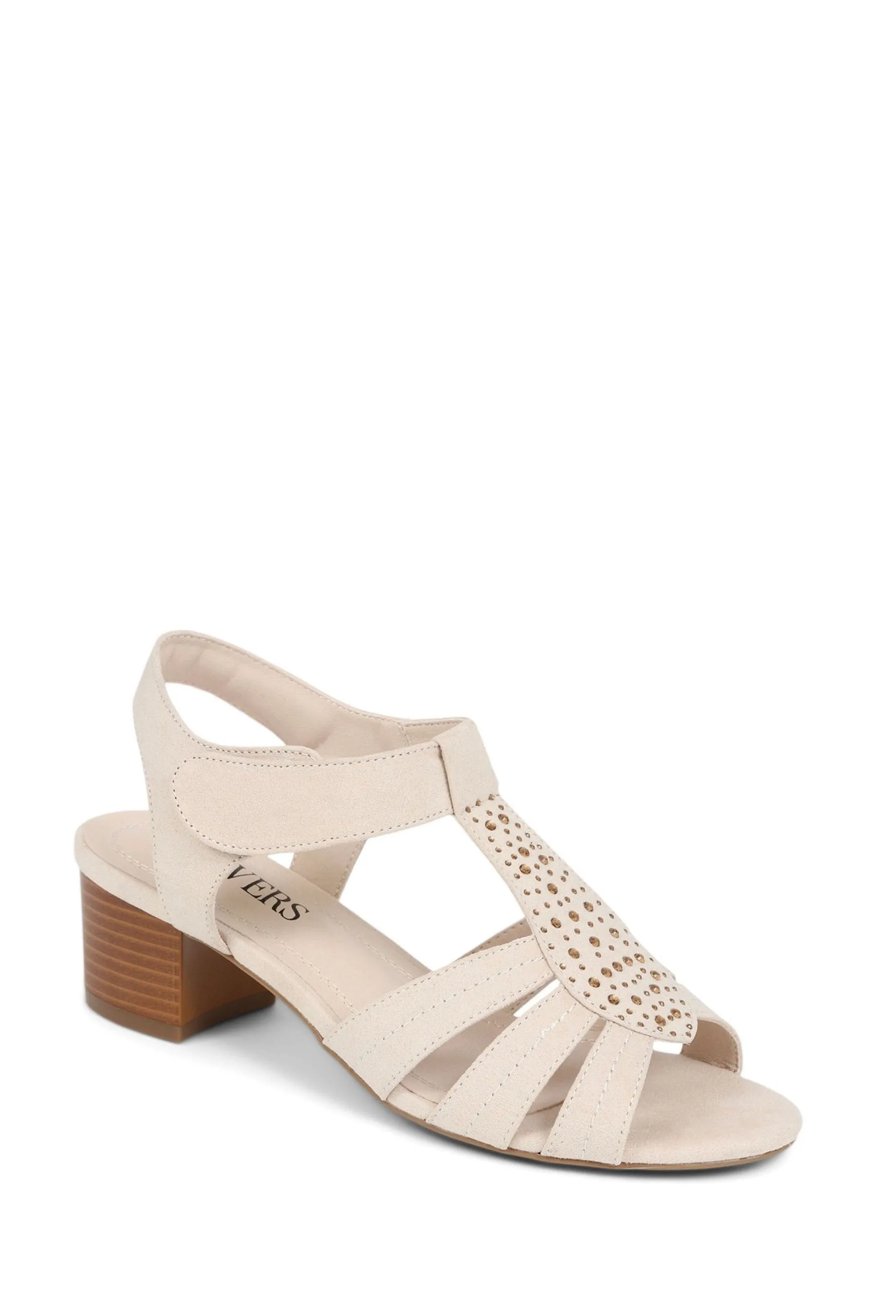 Pavers Cream - Sandali elegante con tacco