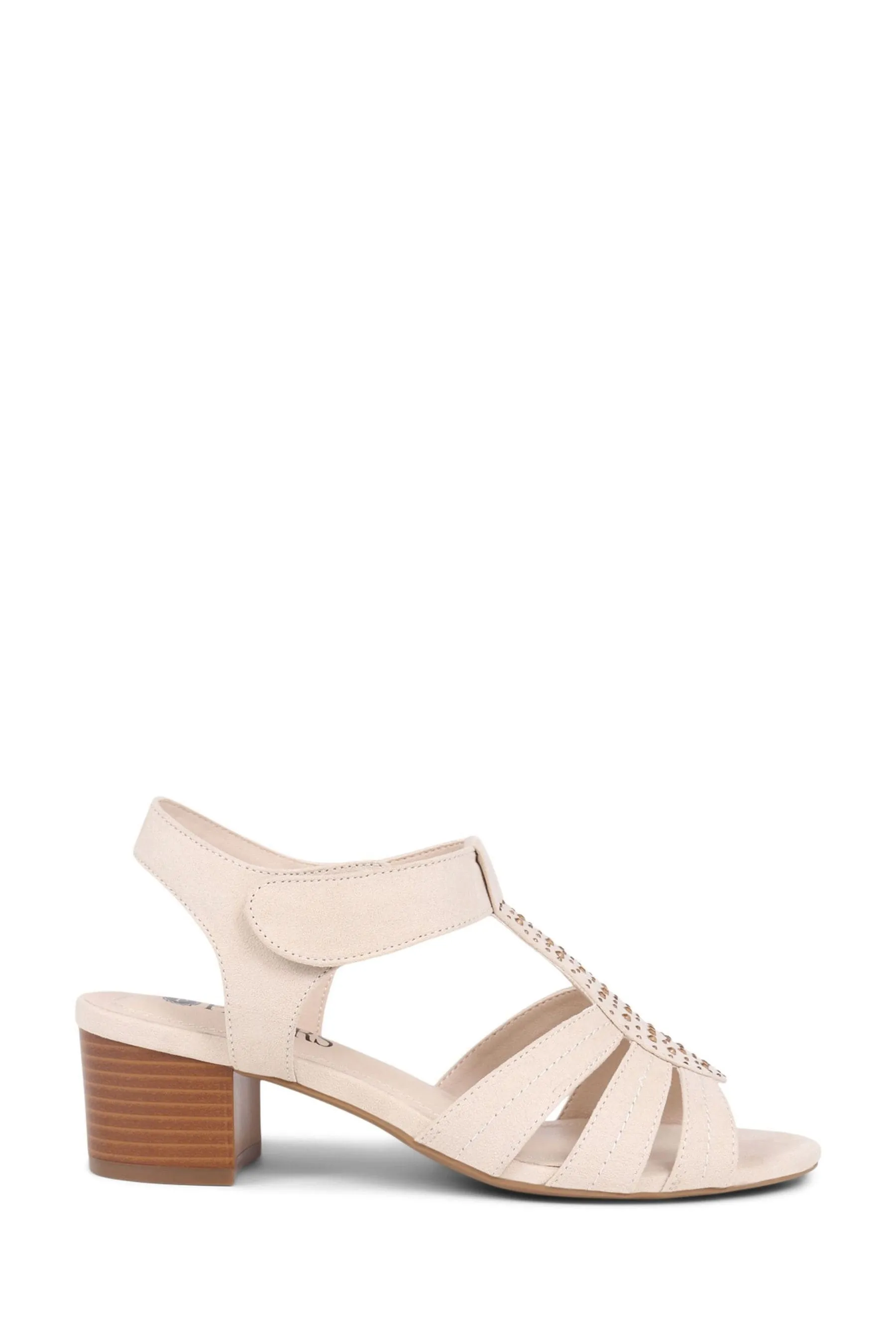 Pavers Cream - Sandali elegante con tacco