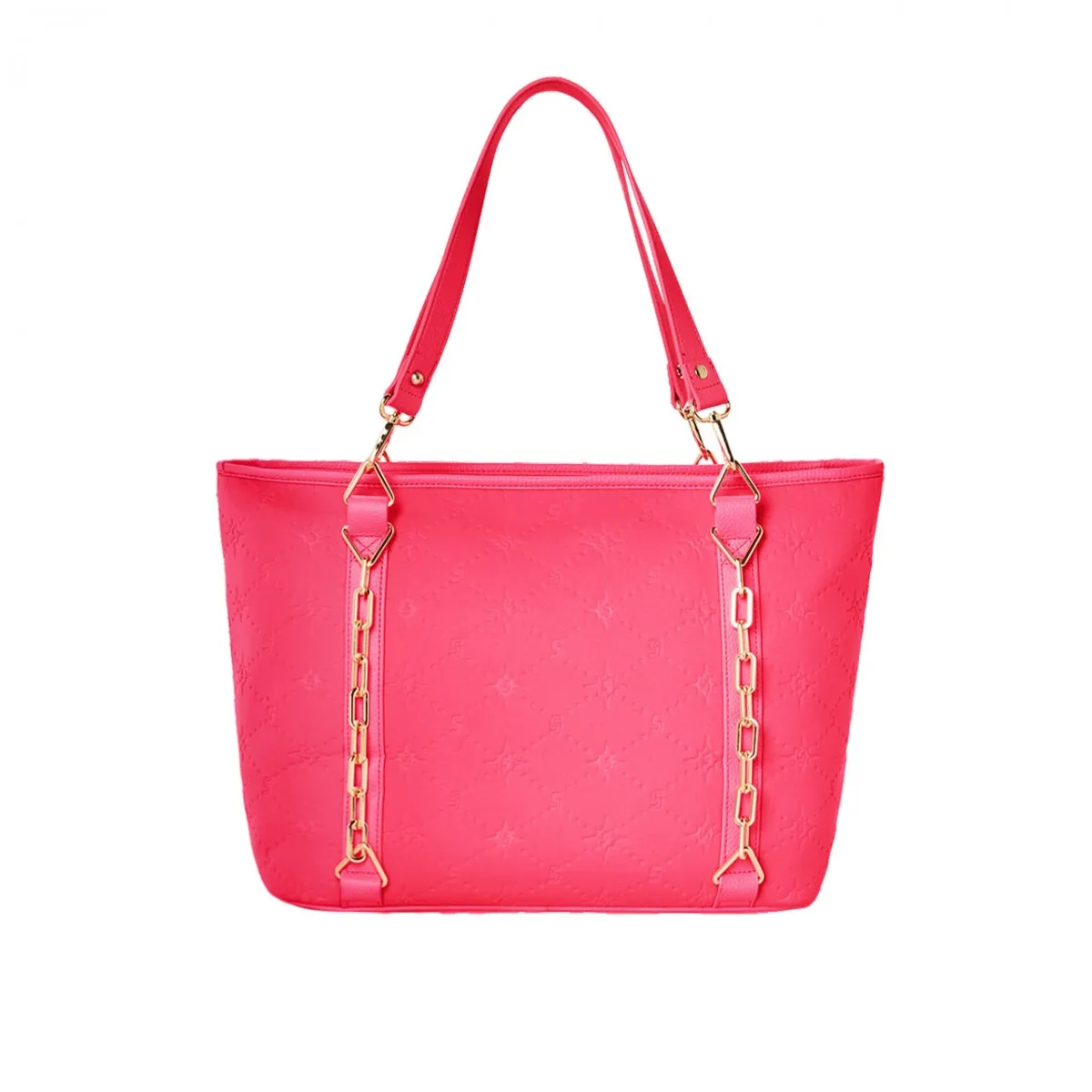 Pink Puffy Bag Tote Bag