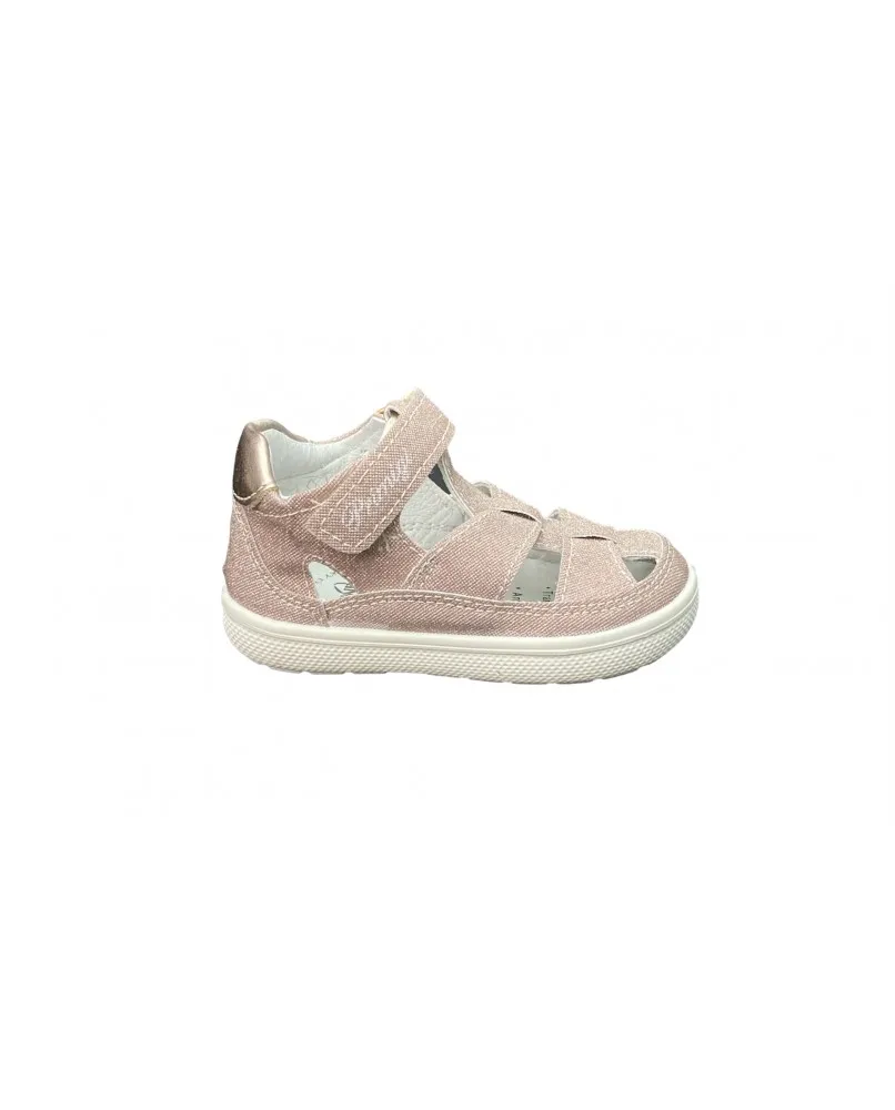 PRIMIGI 3852044 sandali ballerine ragnetto bambina pelle primi passi rosa glitter luxor