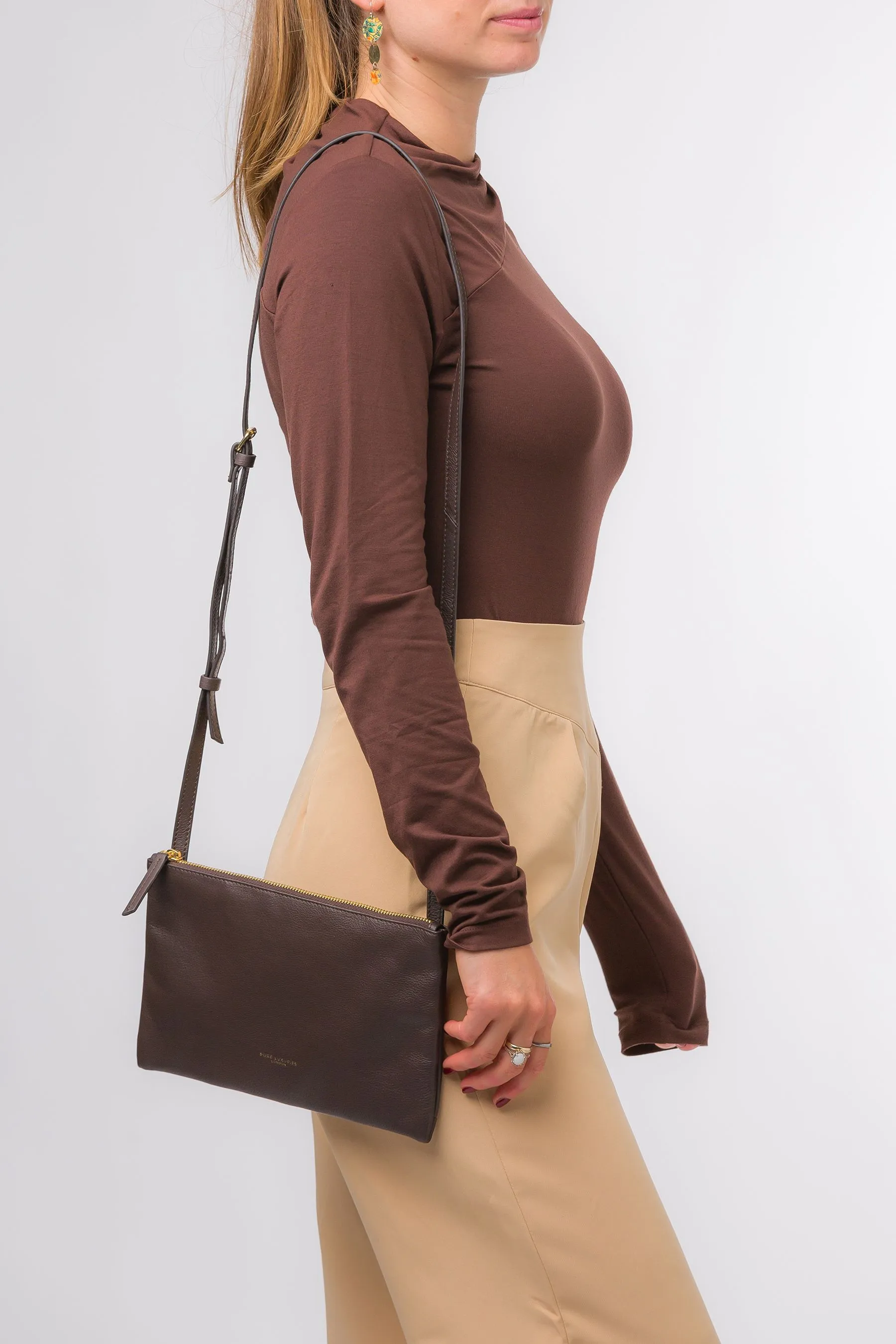 Pure Luxuries London - Anya - Borsa a tracolla in pelle nappa