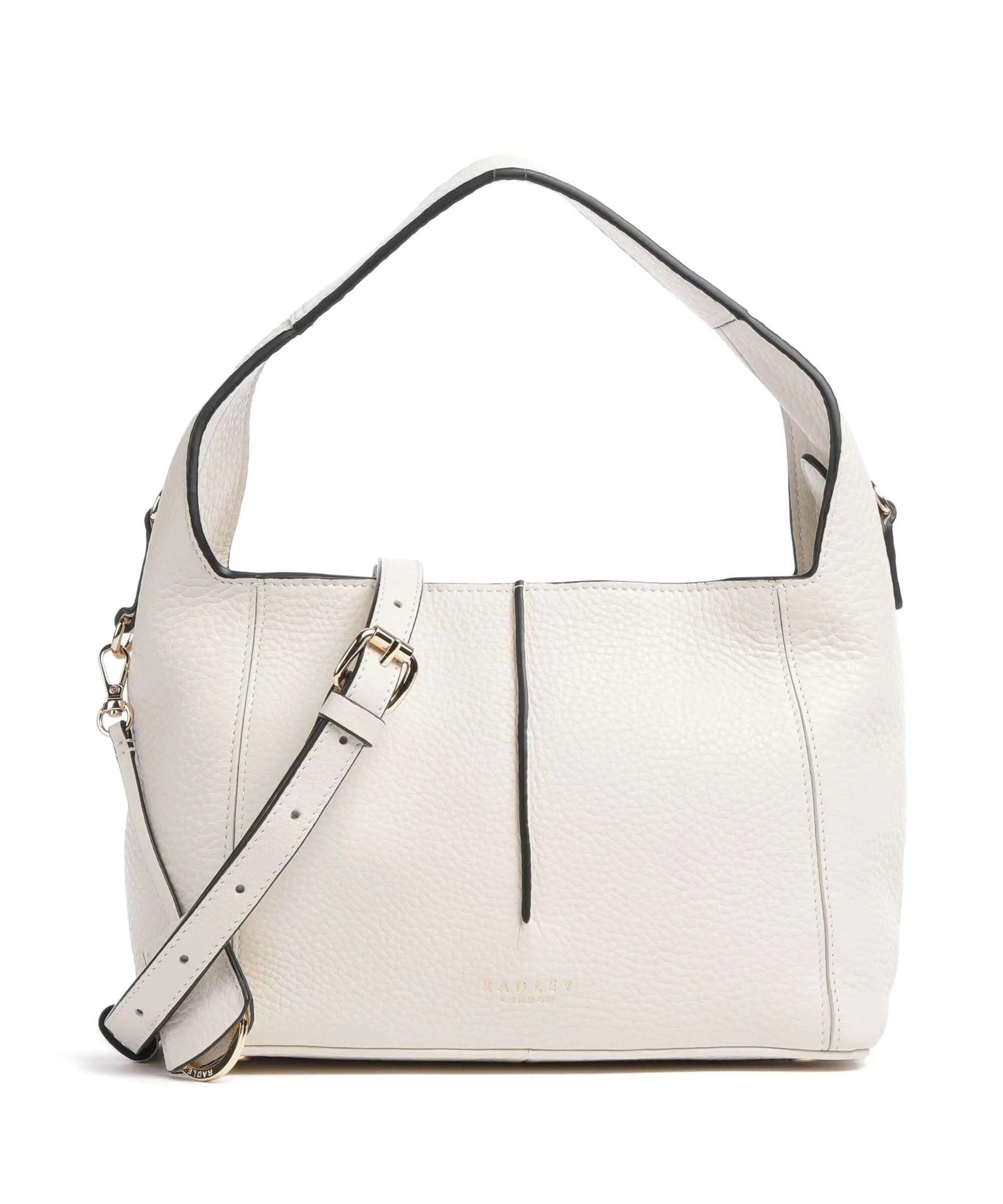  Radley London Hillgate Place Borsa a mano pelle di vacchetta grana avorio  