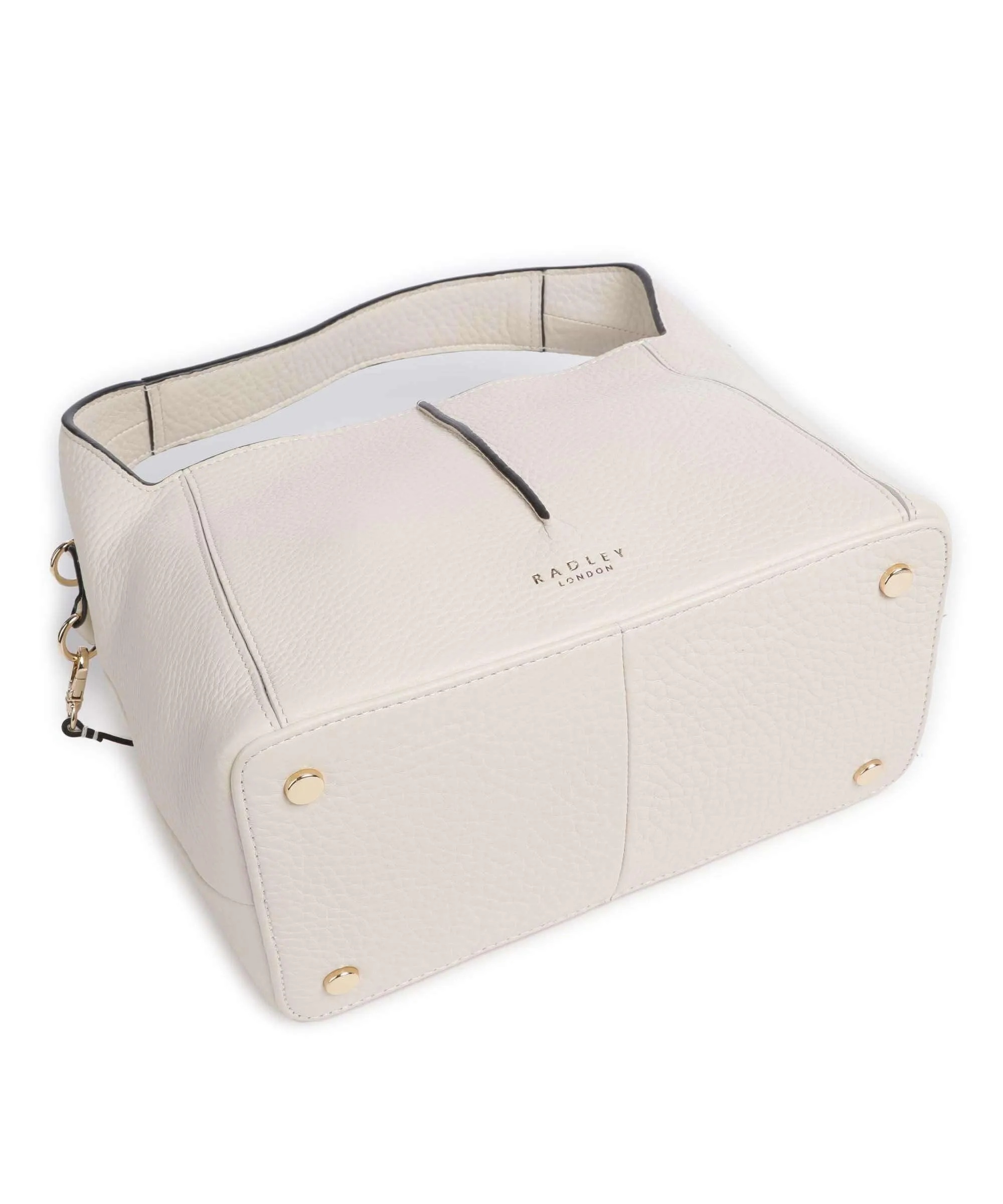  Radley London Hillgate Place Borsa a mano pelle di vacchetta grana avorio  