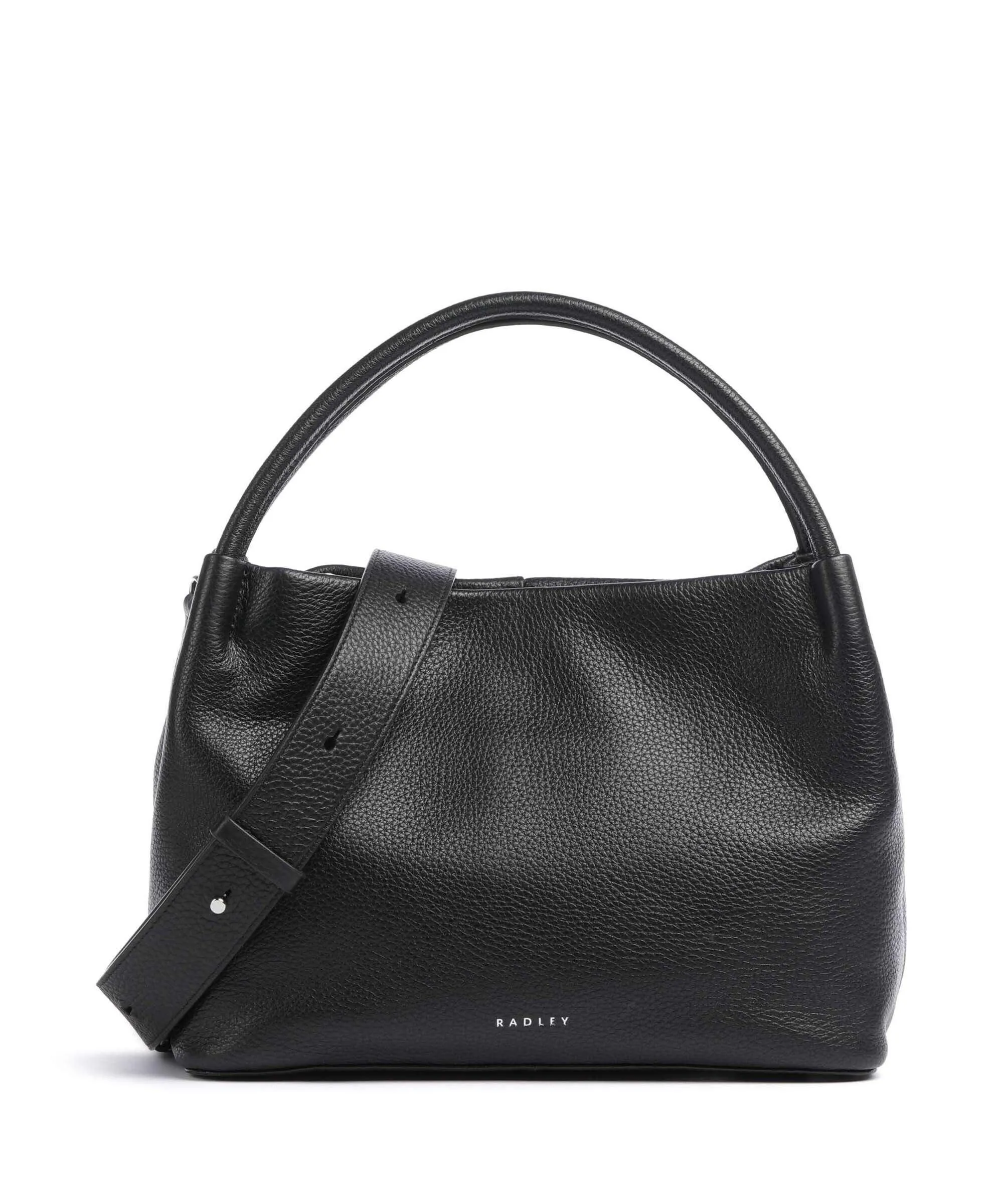  Radley London Ivydale Road Borsa a mano pelle di vacchetta grana nero  