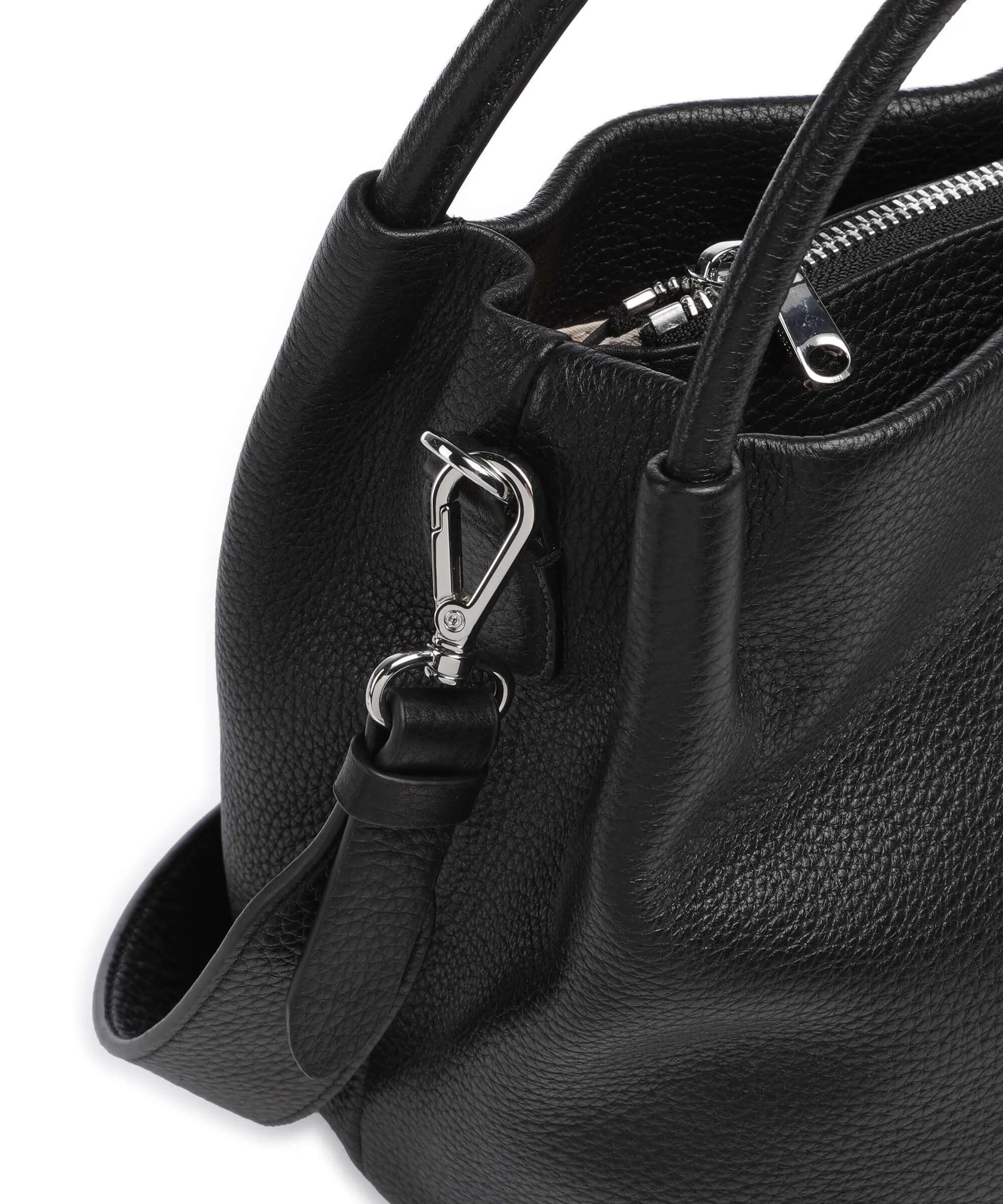  Radley London Ivydale Road Borsa a mano pelle di vacchetta grana nero  