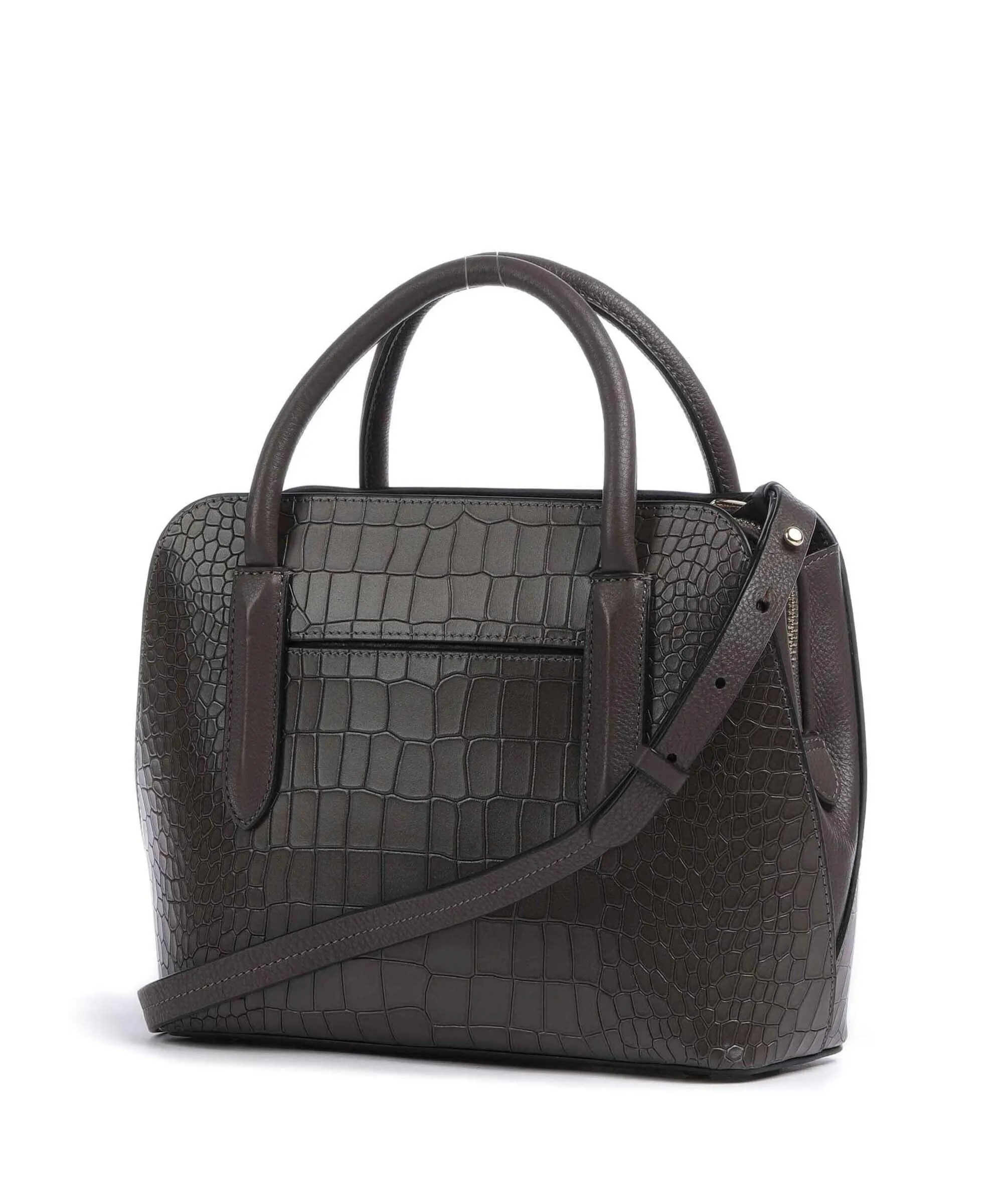  Radley London Liverpool Street 2.0 Borsa a mano pelle in rilievo grigio scuro  
