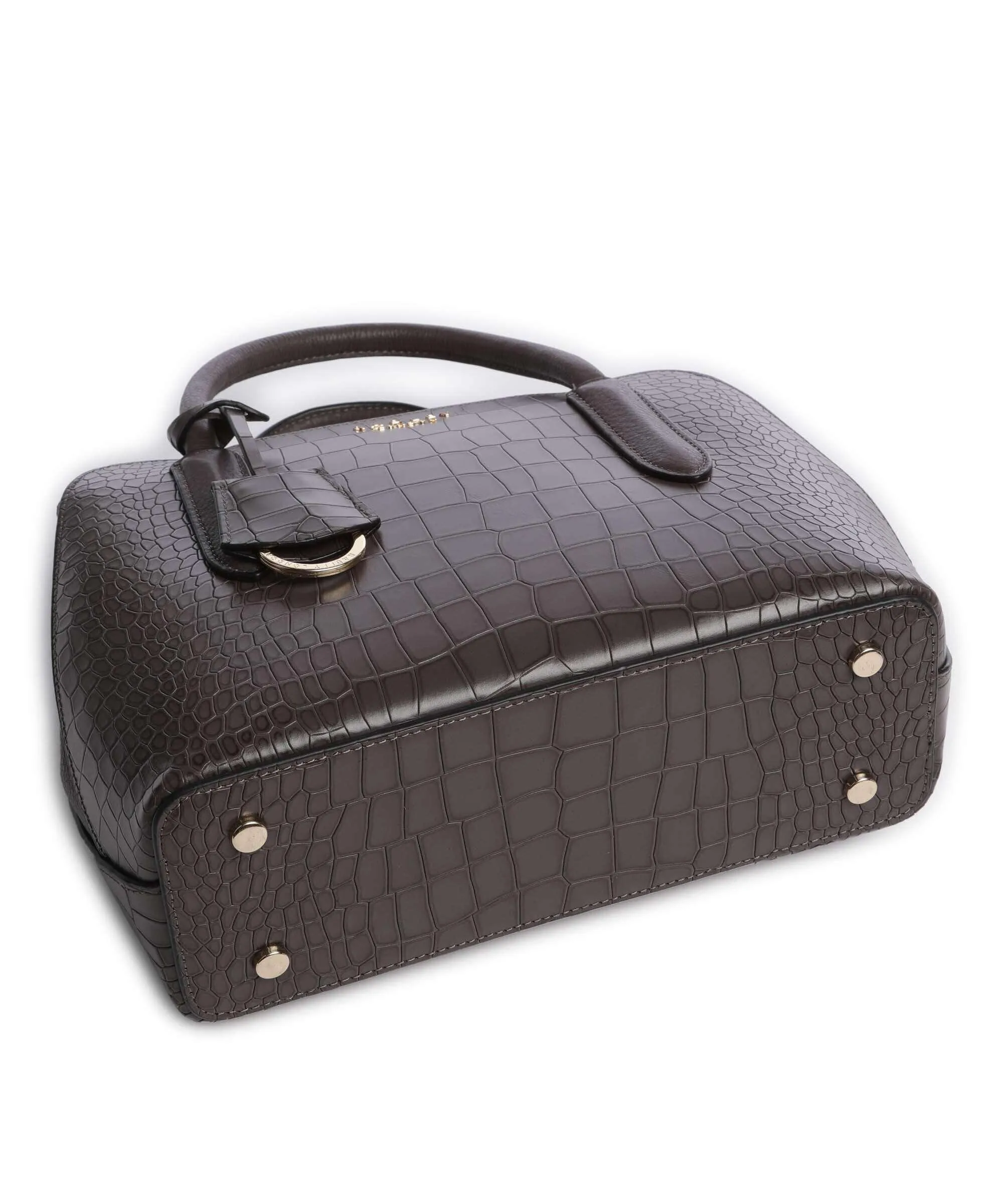  Radley London Liverpool Street 2.0 Borsa a mano pelle in rilievo grigio scuro  