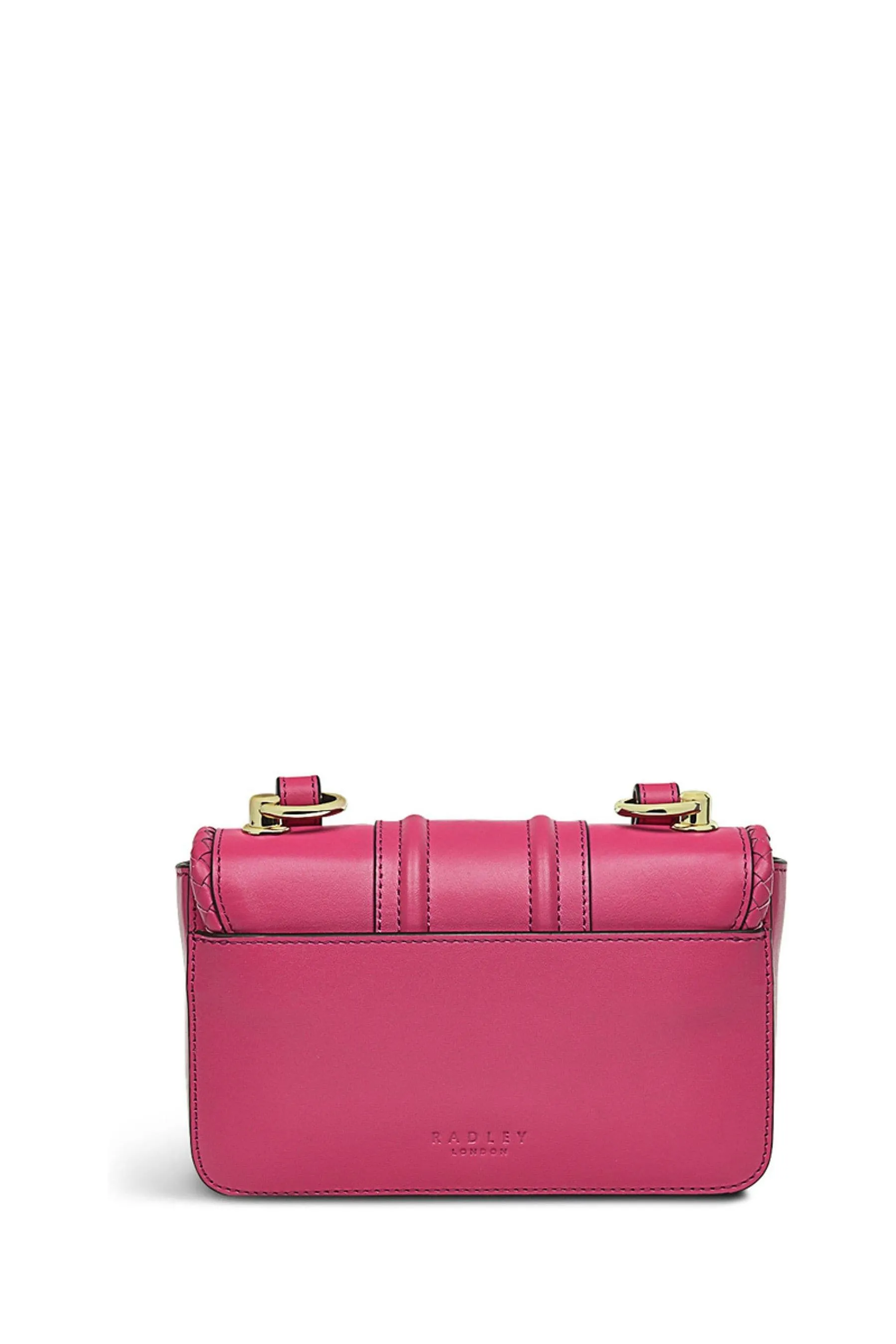 Radley London Rosa - Hanley - Chiusura - Borsa a tracolla piccola intrecciata con patella