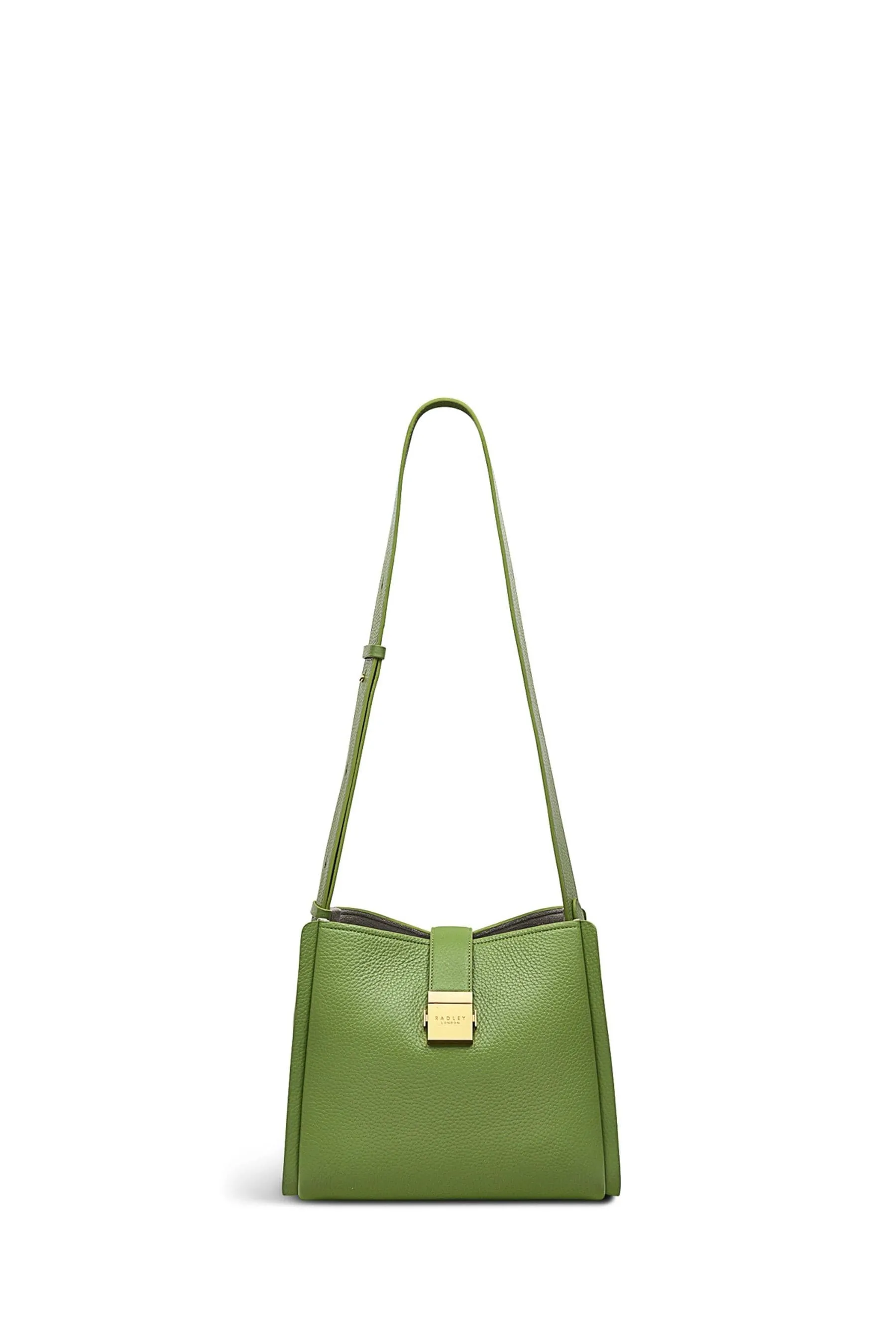 Radley London - Verde media - Sloane Street - Borsa a tracolla con zip in alto
