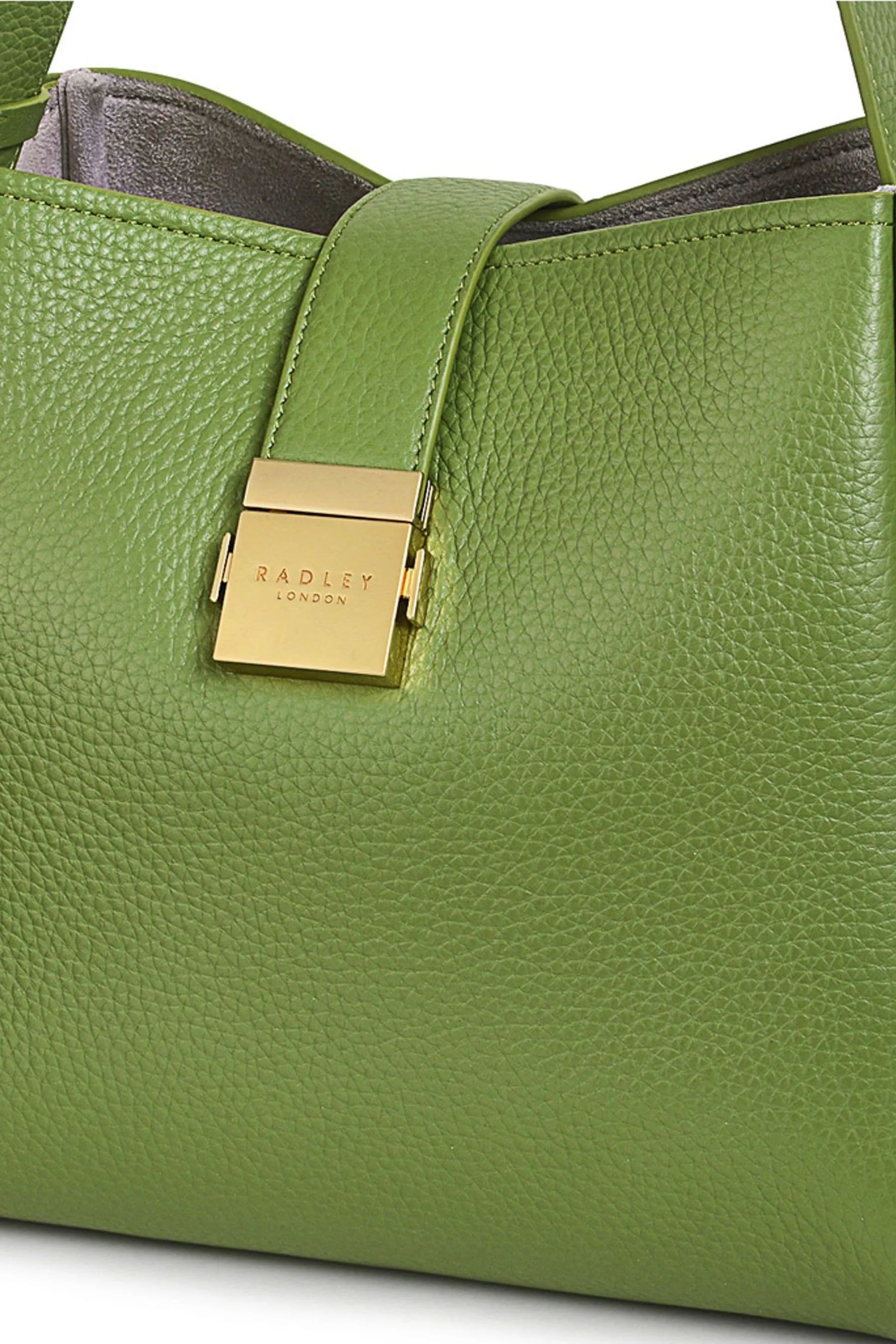 Radley London - Verde media - Sloane Street - Borsa a tracolla con zip in alto