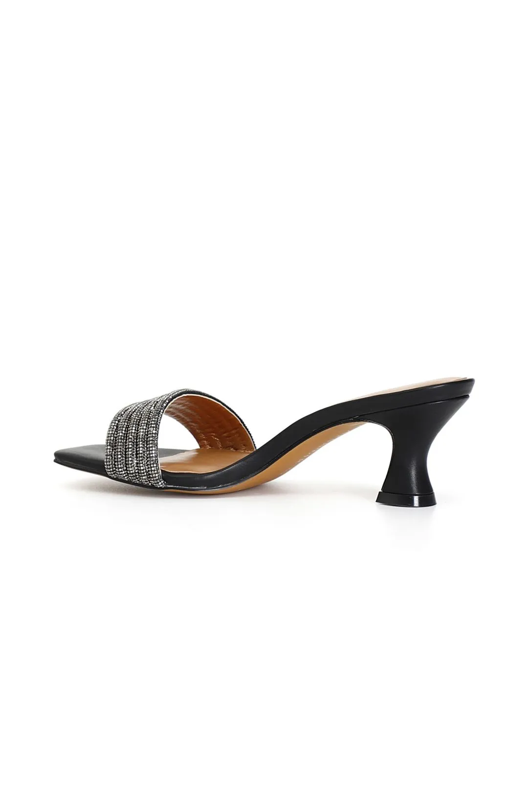 sabot con strass nero