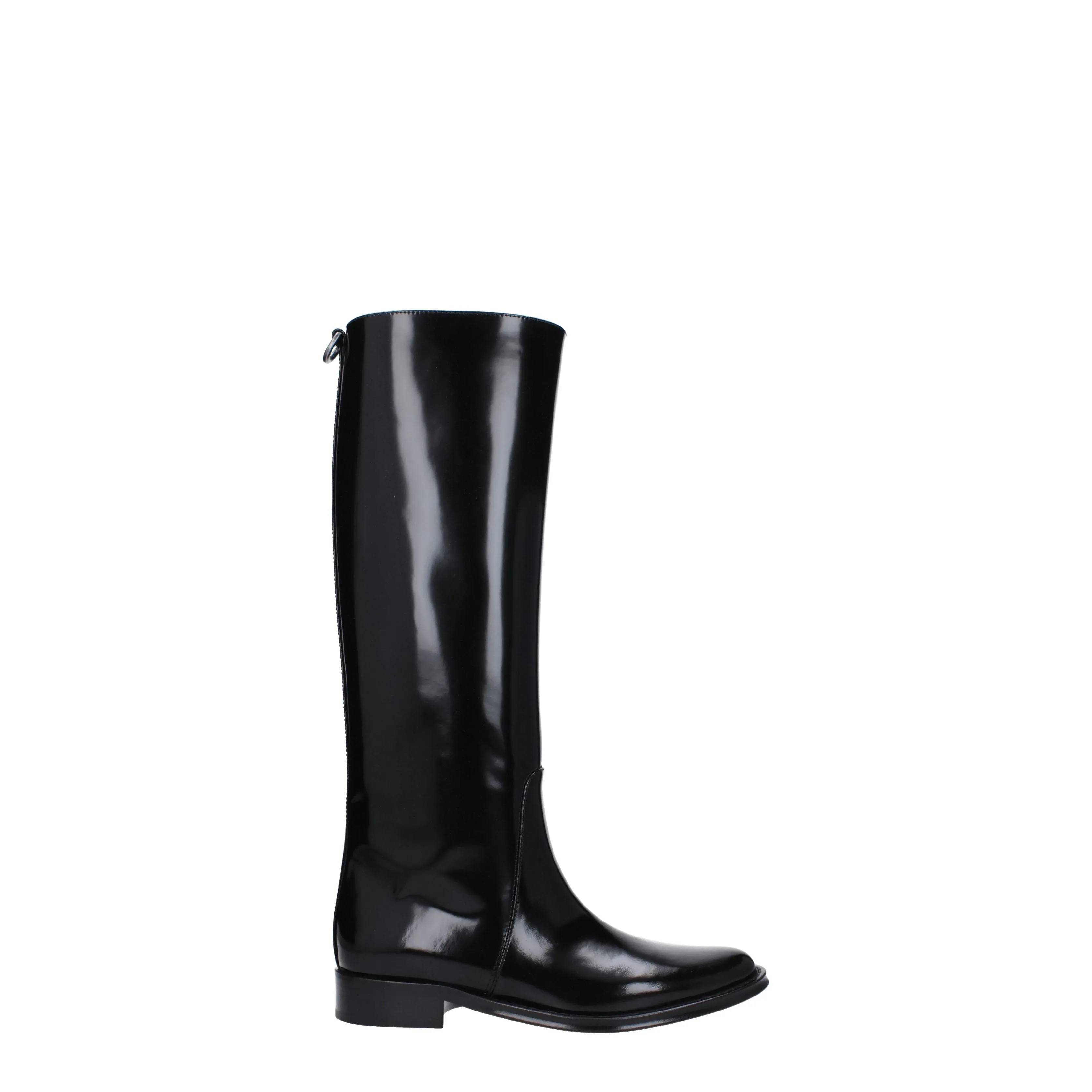 Saint Laurent Stivali Hunt Donna Pelle Nero