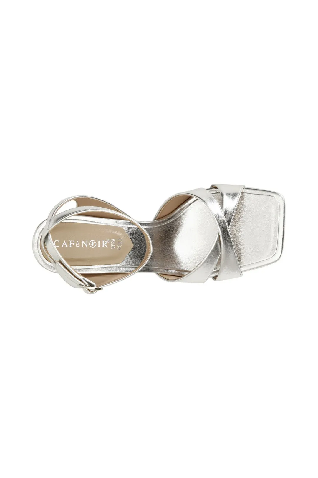 sandali metallizzati argento