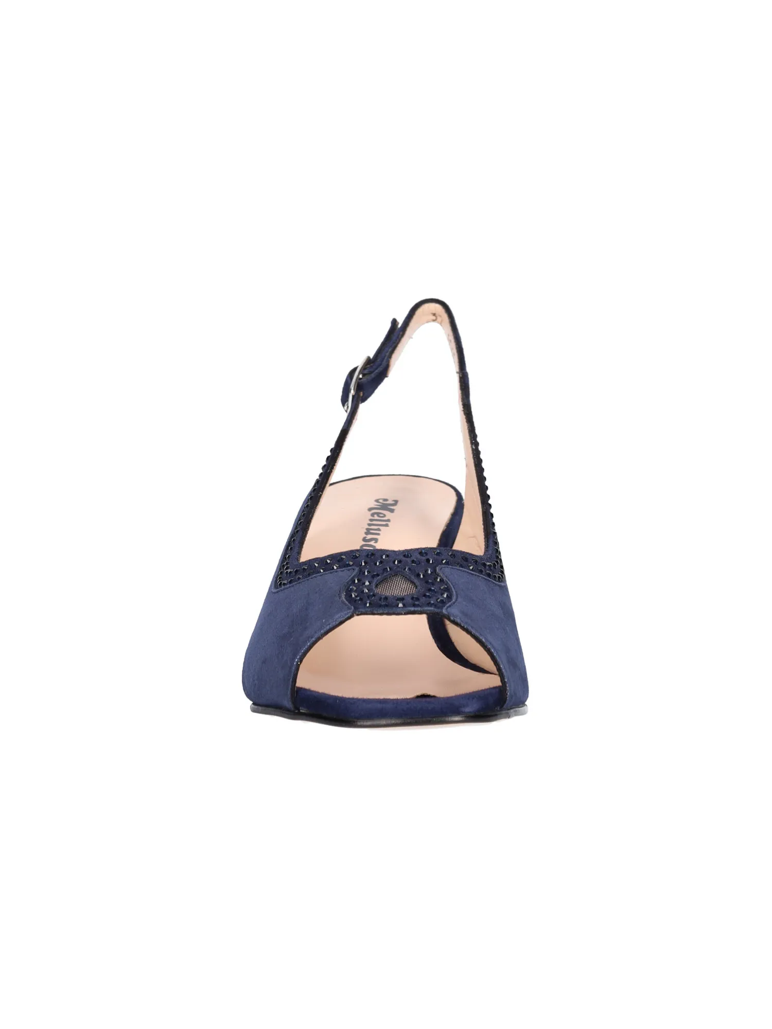 Sandalo tacco largo Melluso da donna blu