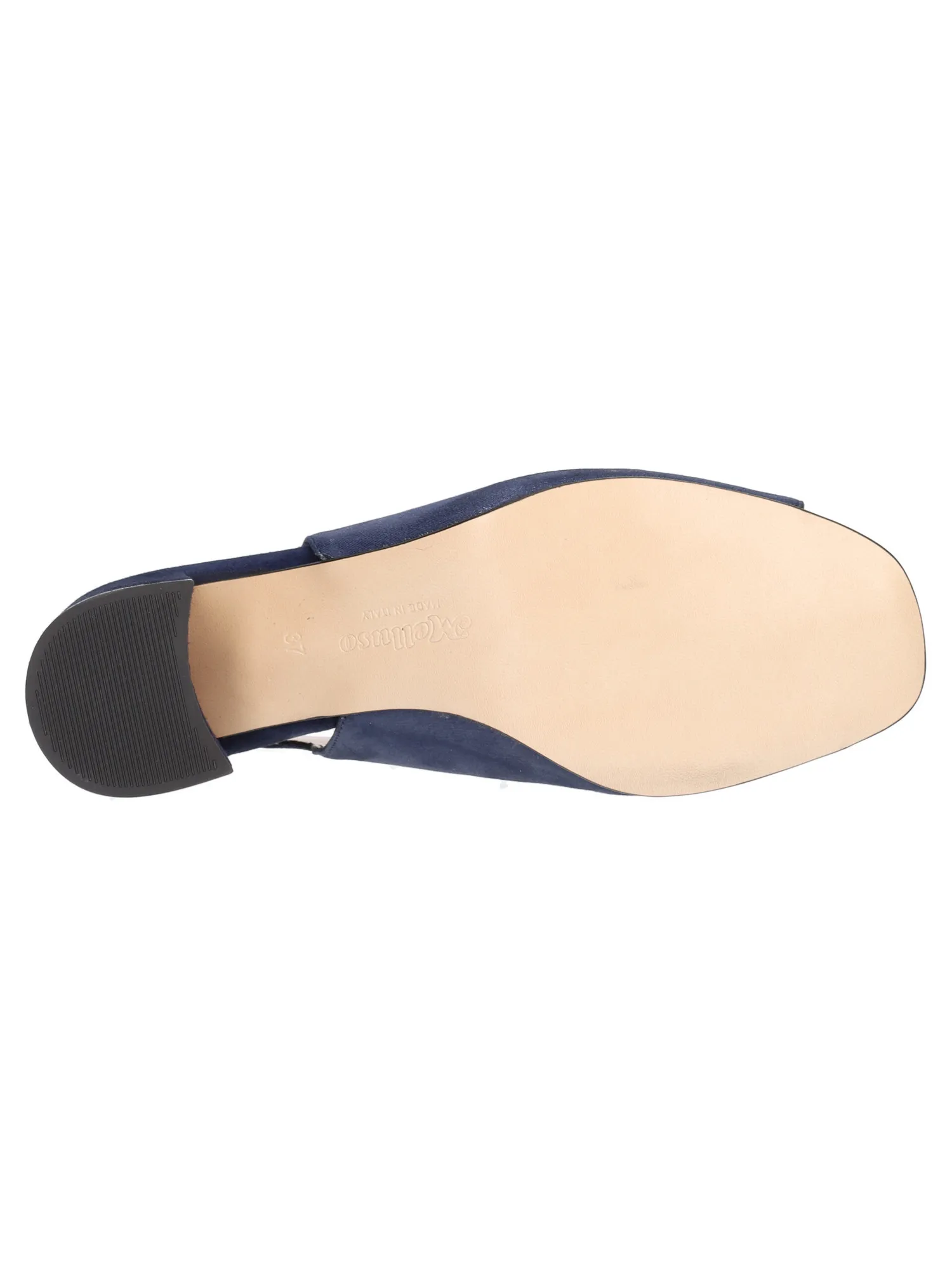 Sandalo tacco largo Melluso da donna blu