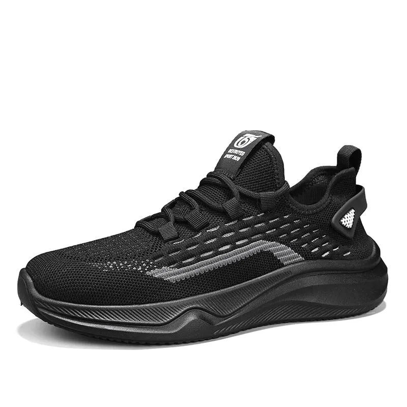 Scarpe da ginnastica casual in mesh traspirante alla moda da uomo