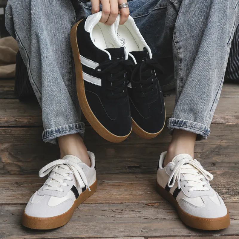 Scarpe da ginnastica da allenamento casual in tela patchwork moda uomo