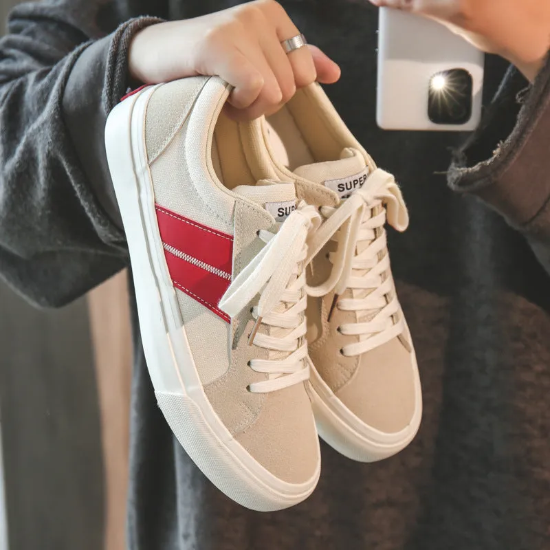Scarpe da skate casual in tela per uomo