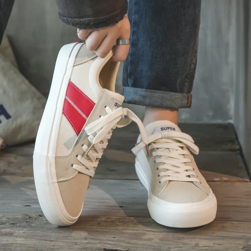 Scarpe da skate casual in tela per uomo