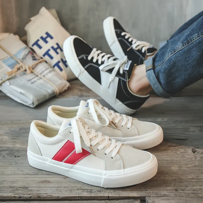 Scarpe da skate casual in tela per uomo
