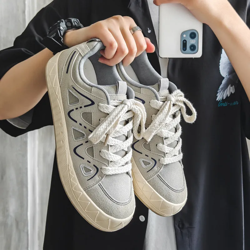 Scarpe da skate casual piatte traspiranti moda uomo