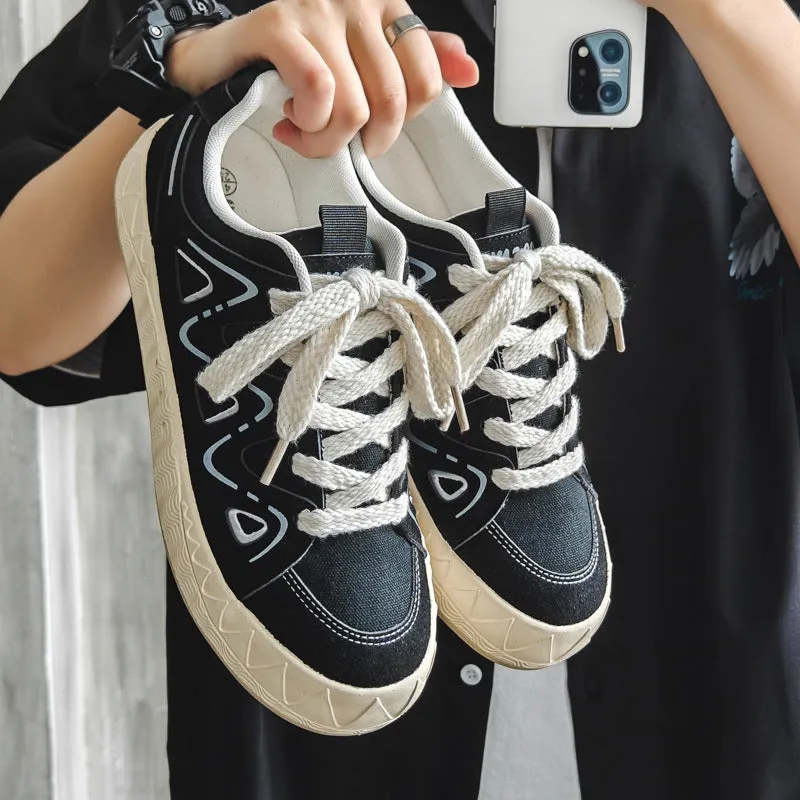Scarpe da skate casual piatte traspiranti moda uomo