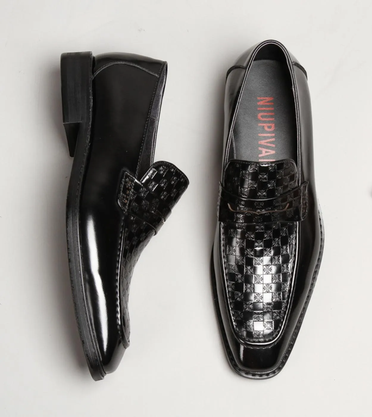 Scarpe in pelle italiana da uomo marrone scuro Scarpe eleganti in pelle marrone da uomo stile italiano