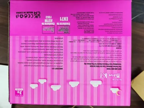 Set di Trucchi per Bambini e Bambine - Viola 57 Pezzi, Set da Trucco per Bambini, per Ragazze, per Halloween, Natale, Compleanno
