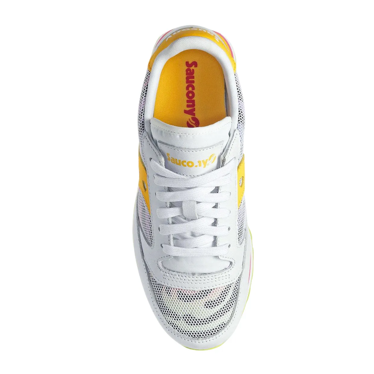 Sneakers Donna Saucony Jazz Triple Zebra Bianco / Giallo