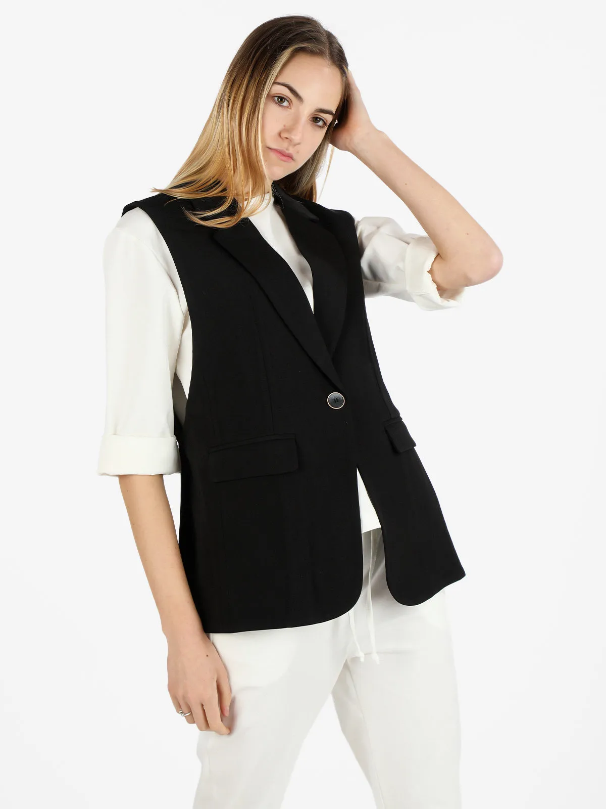 Solada Gilet long pour femme