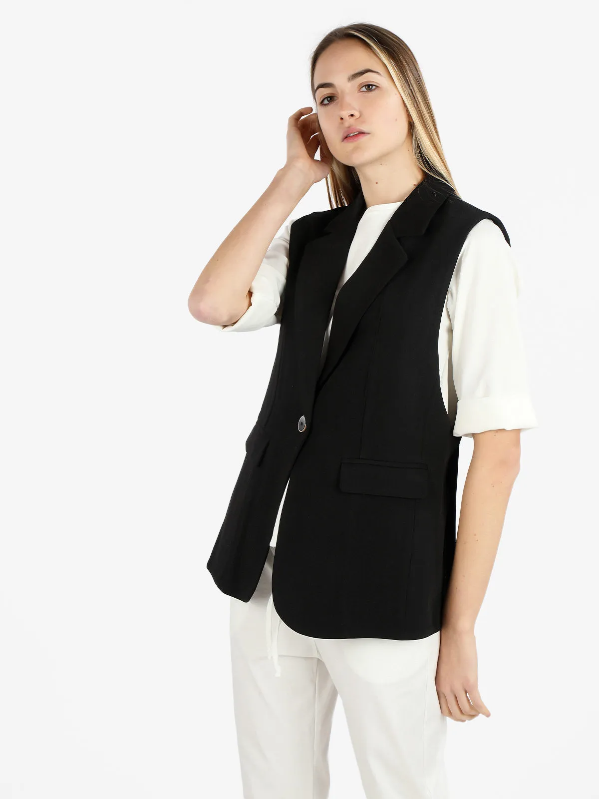 Solada Gilet long pour femme