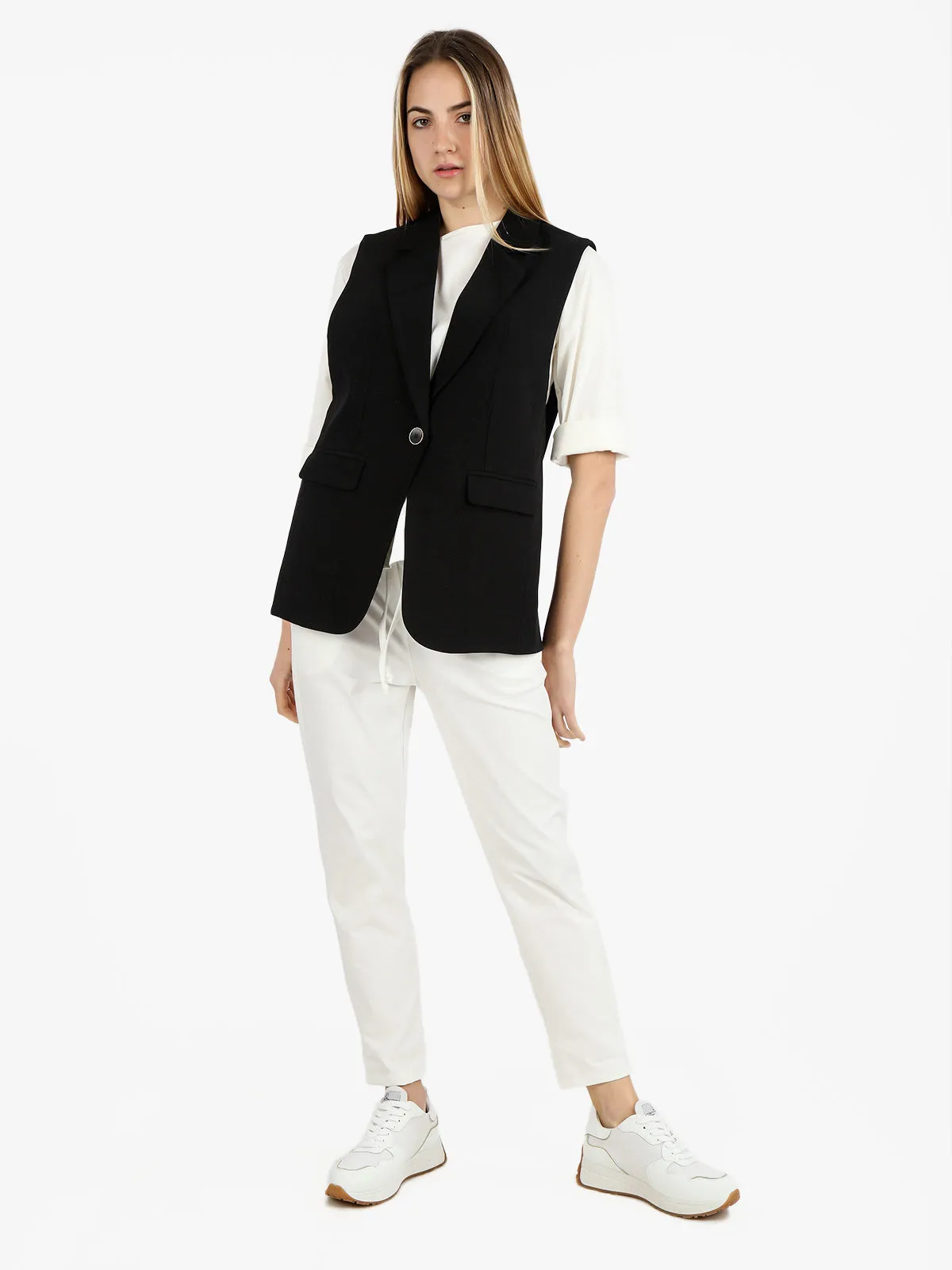 Solada Gilet long pour femme