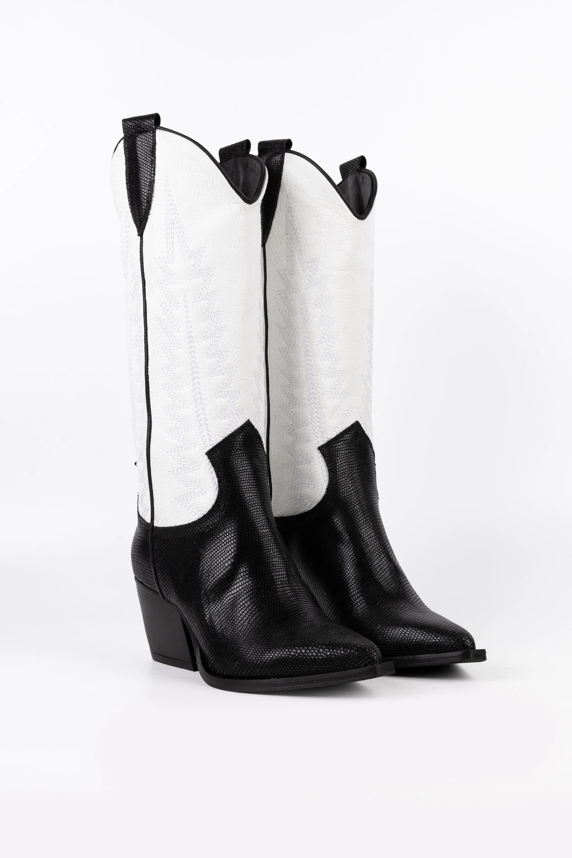 Stivali Texani in Pelle Chloe