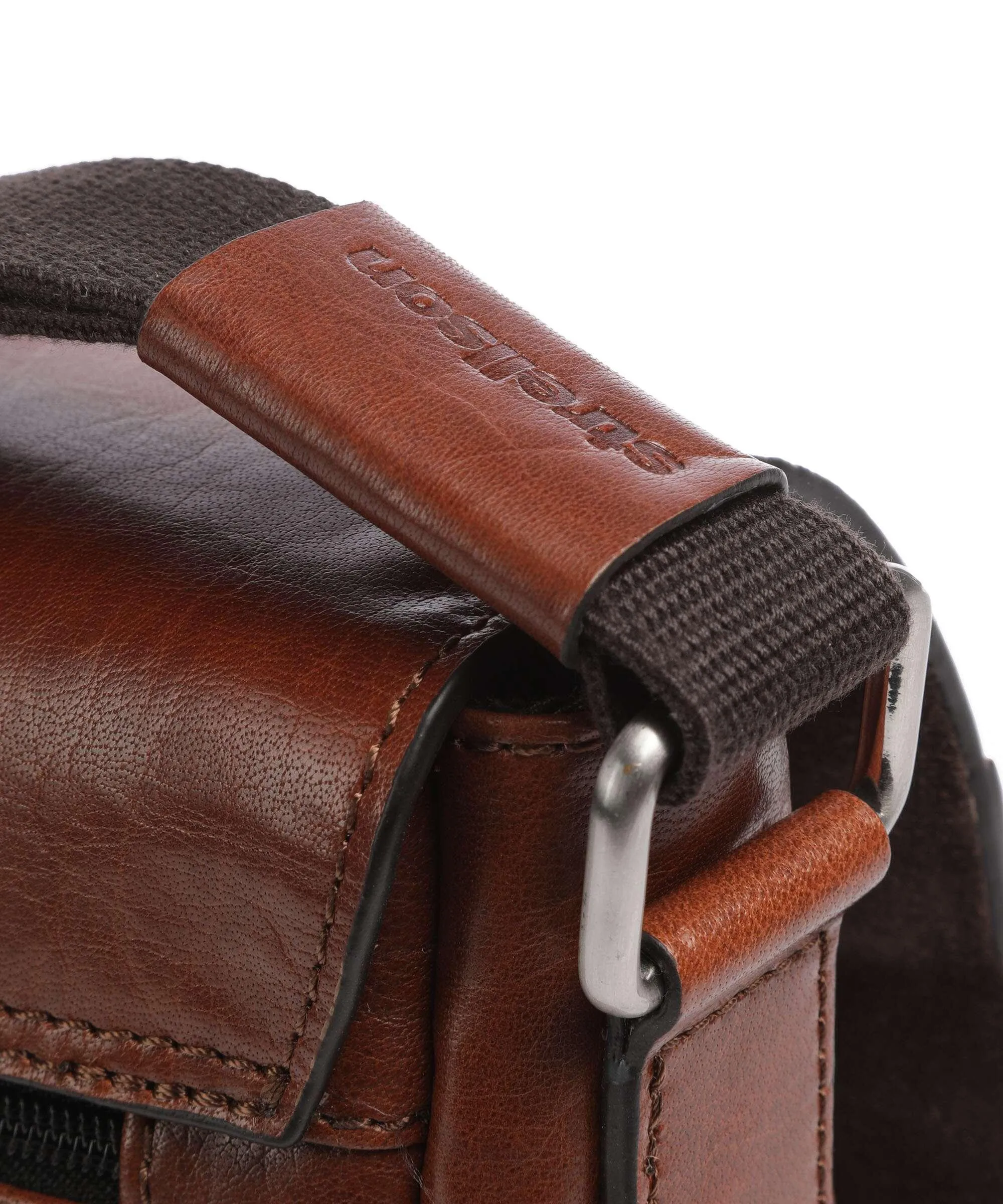  Strellson Swiss Cottage Clint Borsa a tracolla pelle granulata cognac  
