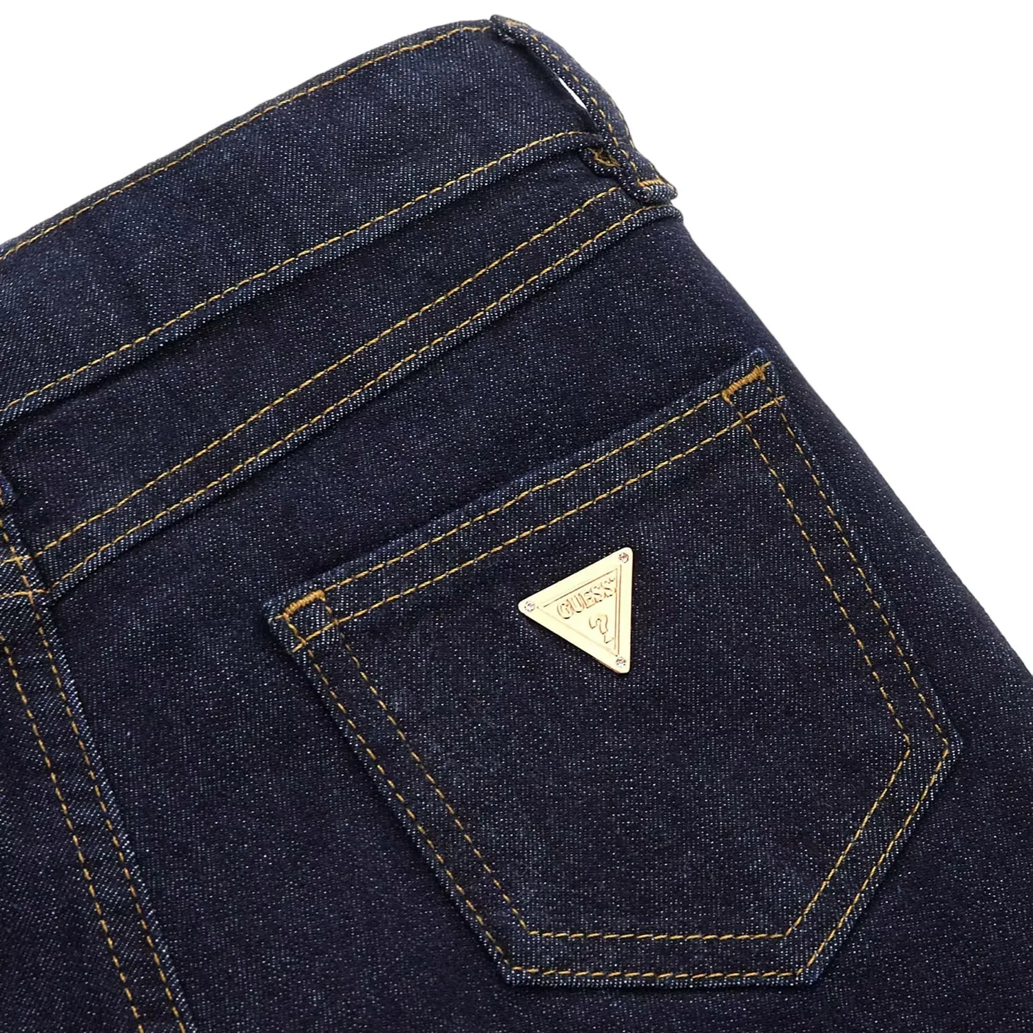 STRETCH DENIM FLARE FIT PANTS