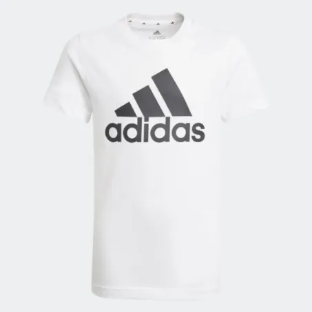 T-shirt Adidas Bimbo Essentials Logo GN3994 Bianco
