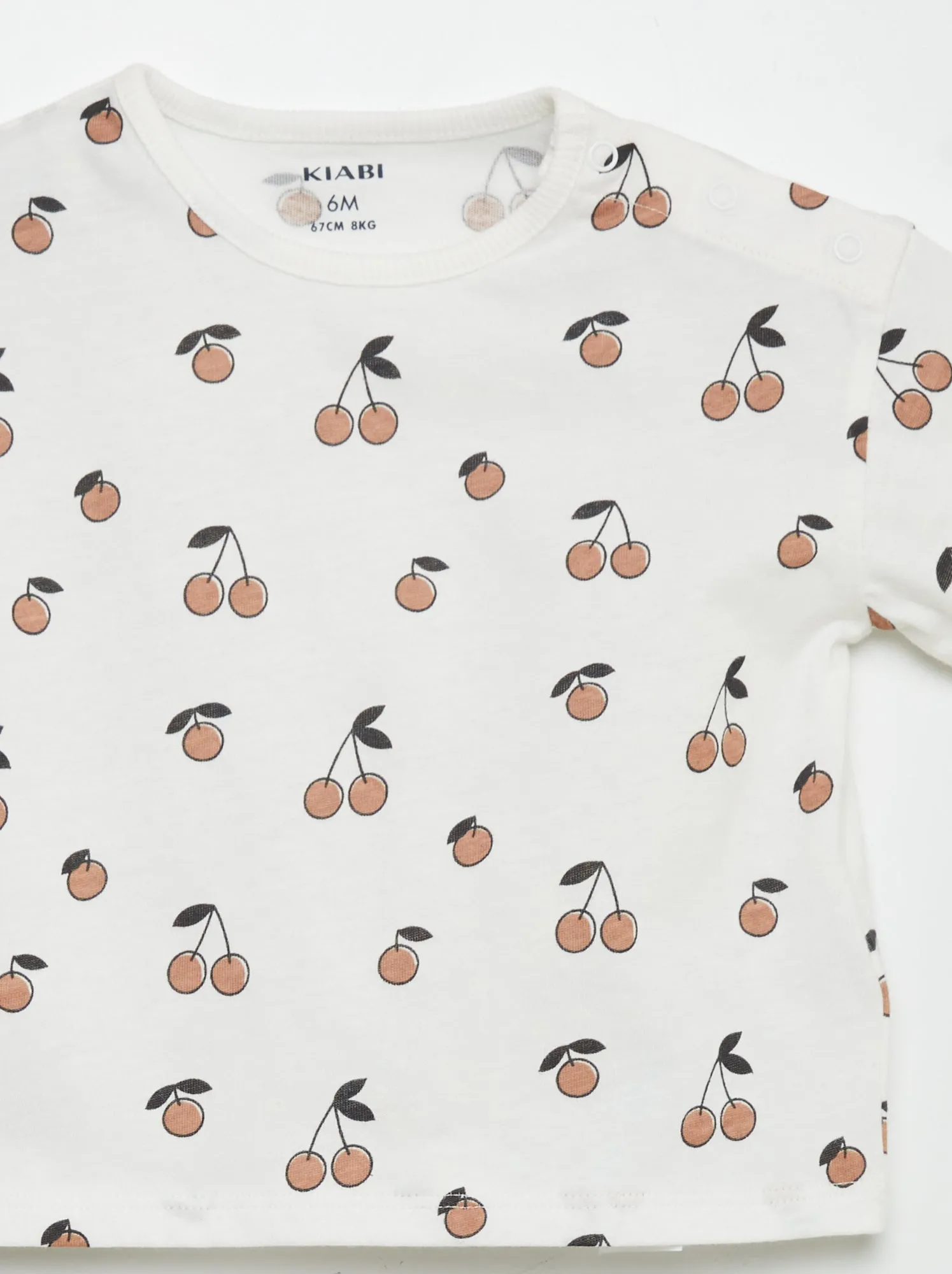 T-shirt oversize stampata - BIANCO