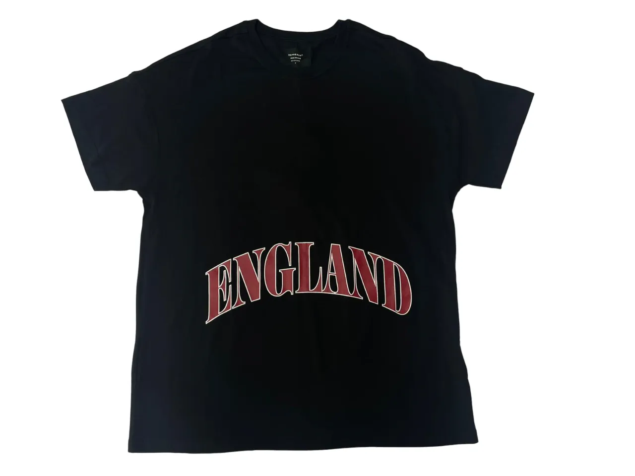 T-SHIRT "ENGLAND" NERA IN COTONE